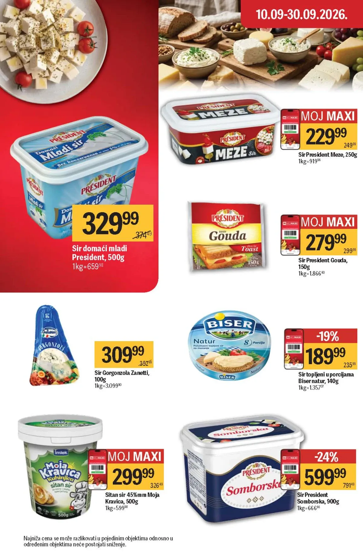 Maxi katalog akcija strana 12 – važi od 17.9. do 7.10.2026.