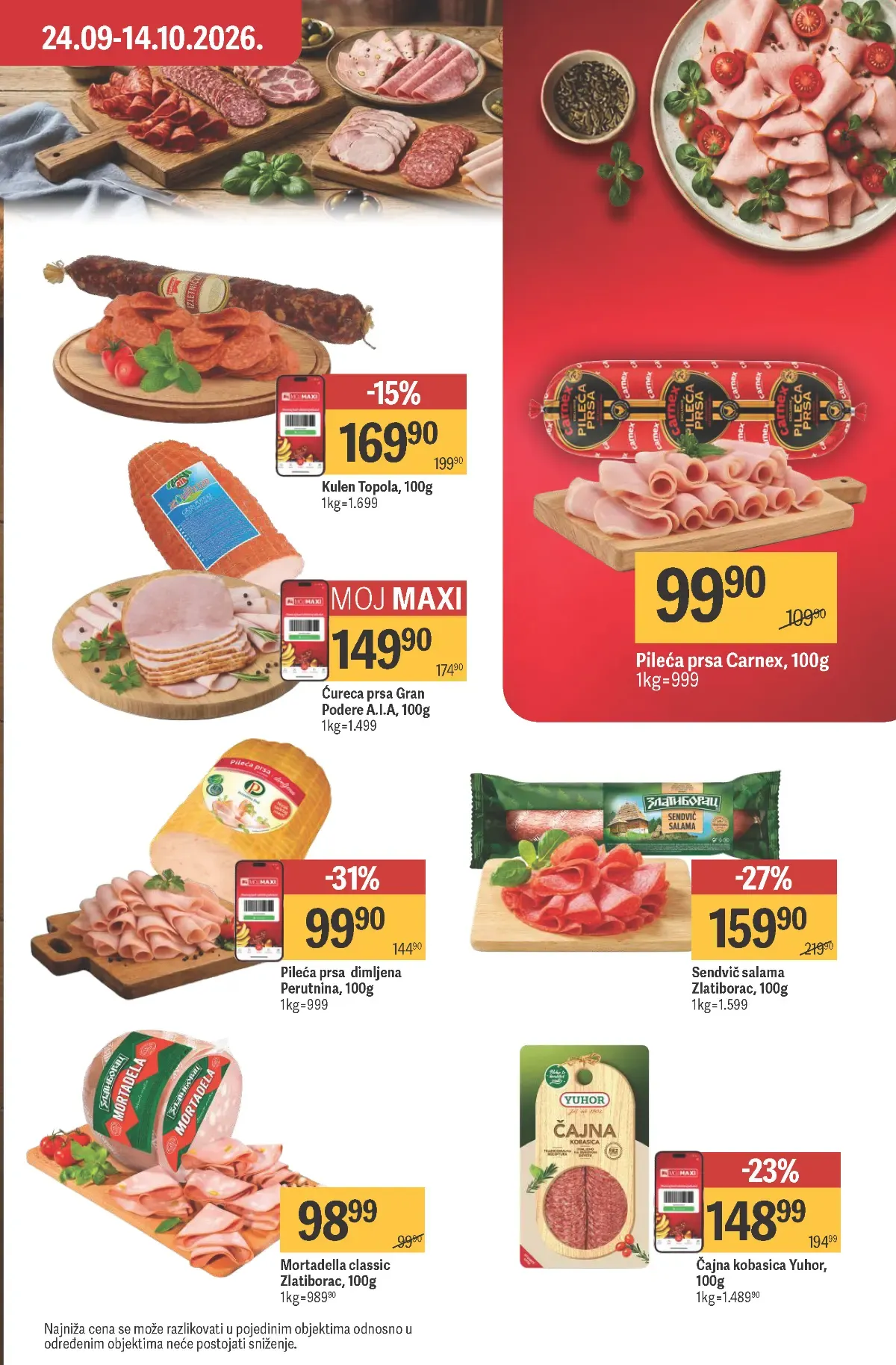 Maxi katalog akcija strana 17 – važi od 24.9. do 14.10.2026.