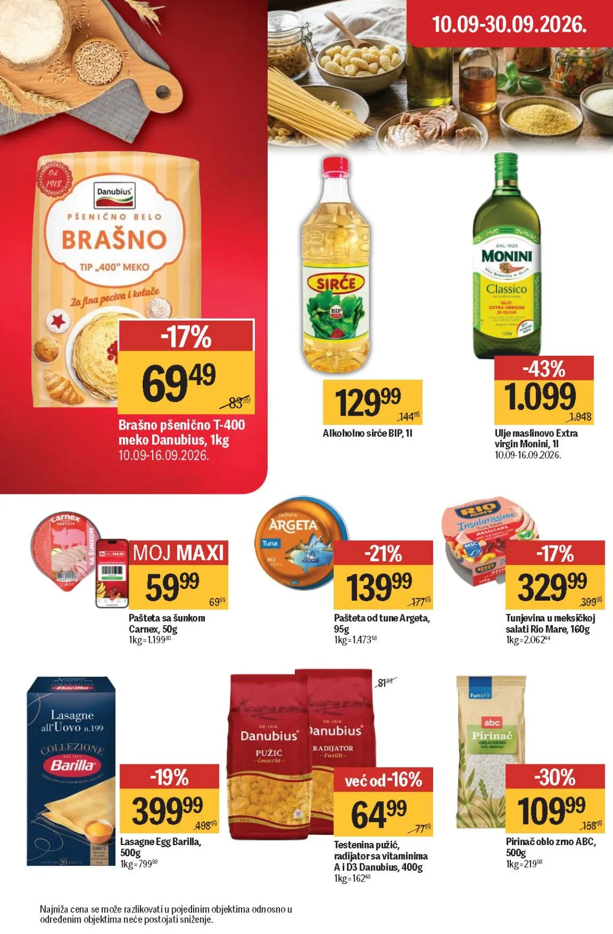 Maxi katalog akcija strana 18 – važi od 17.9. do 7.10.2026.