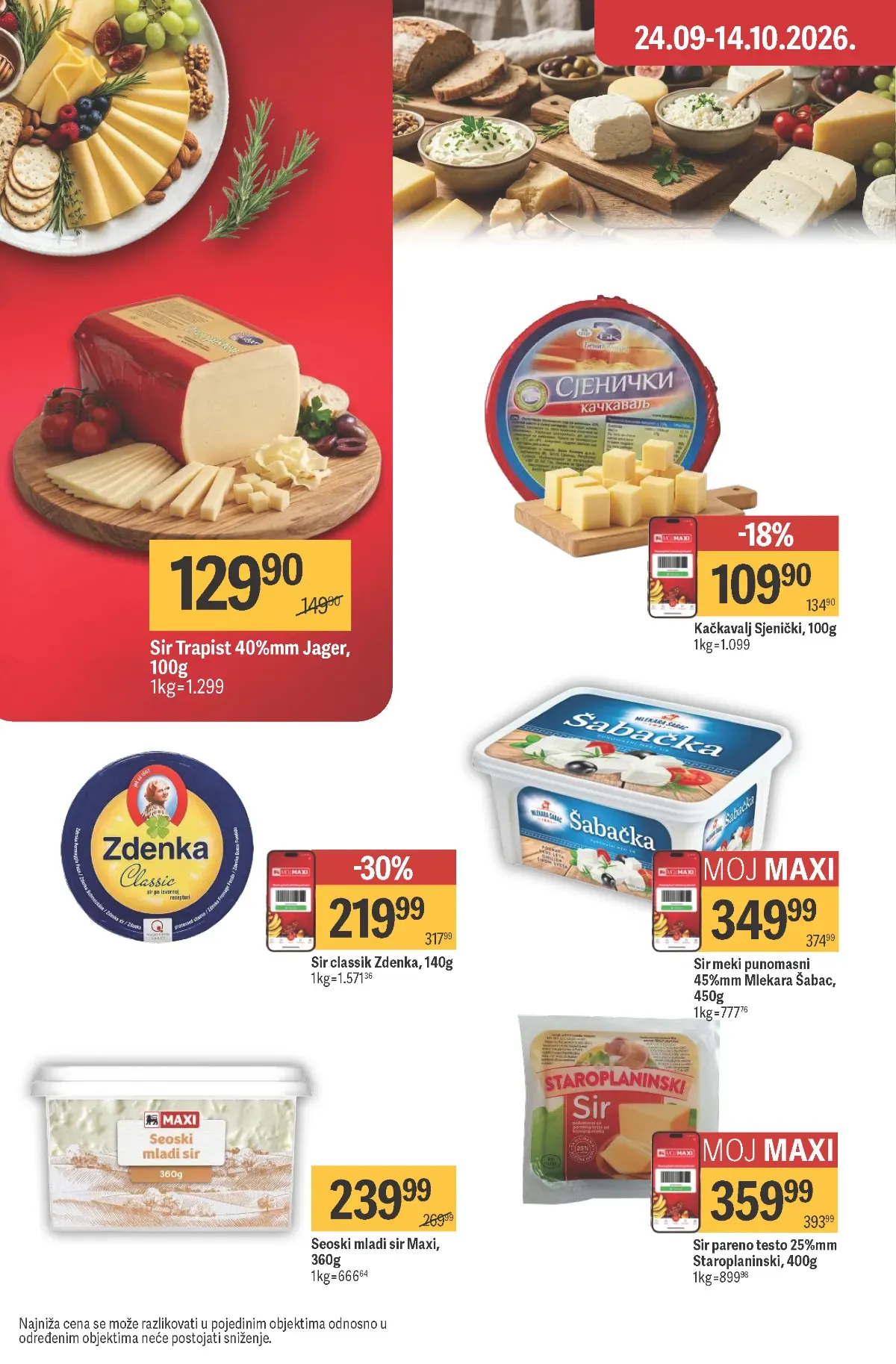 Maxi katalog akcija strana 19 – važi od 24.9. do 14.10.2026.