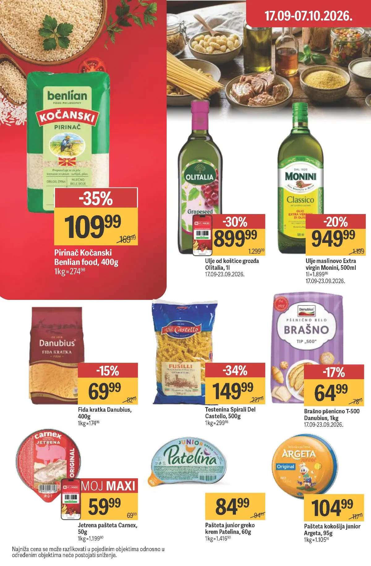Maxi katalog akcija strana 24 – važi od 24.9. do 14.10.2026.
