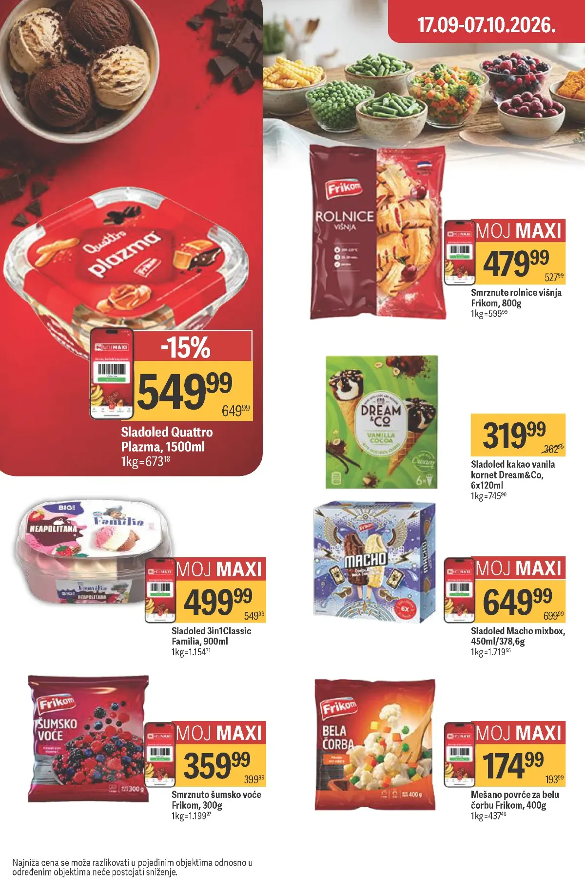 Maxi katalog akcija strana 28 – važi od 24.9. do 14.10.2026.