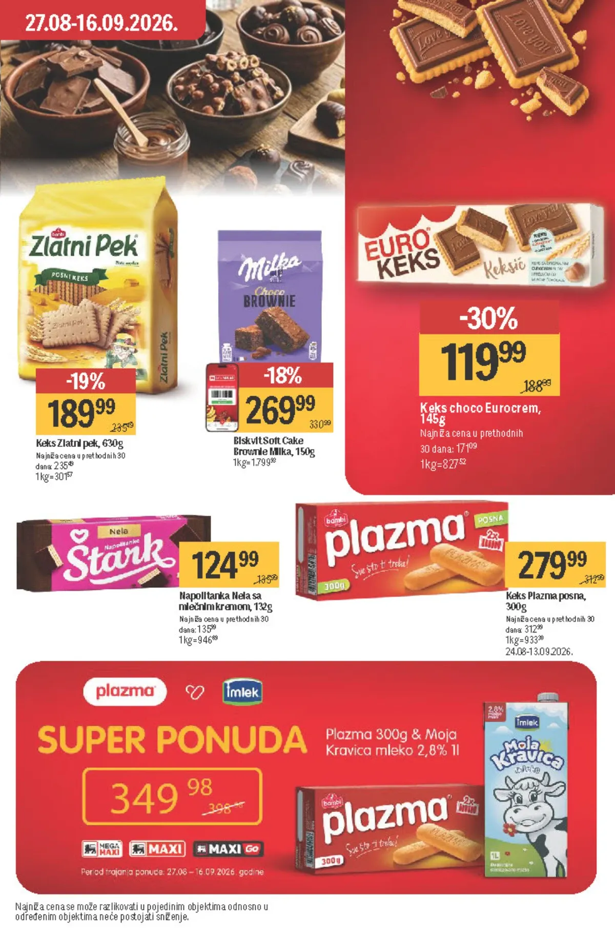 Maxi katalog akcija strana 32 – važi od 3.9. do 23.9.2026.