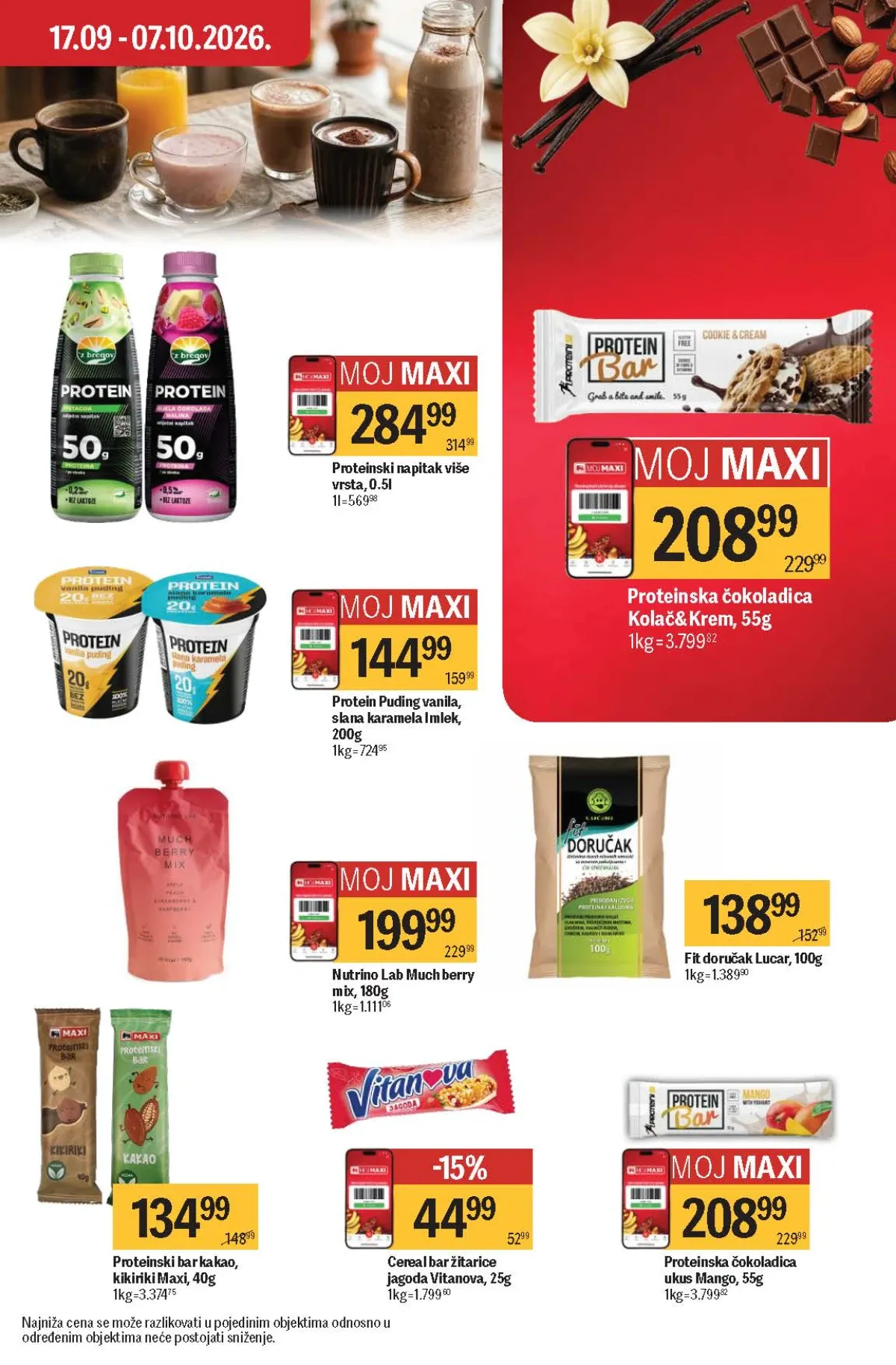 Maxi katalog akcija strana 33 – važi od 17.9. do 7.10.2026.