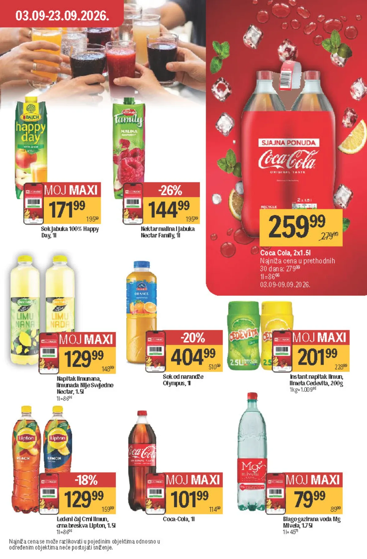 Maxi katalog akcija strana 37 – važi od 3.9. do 23.9.2026.