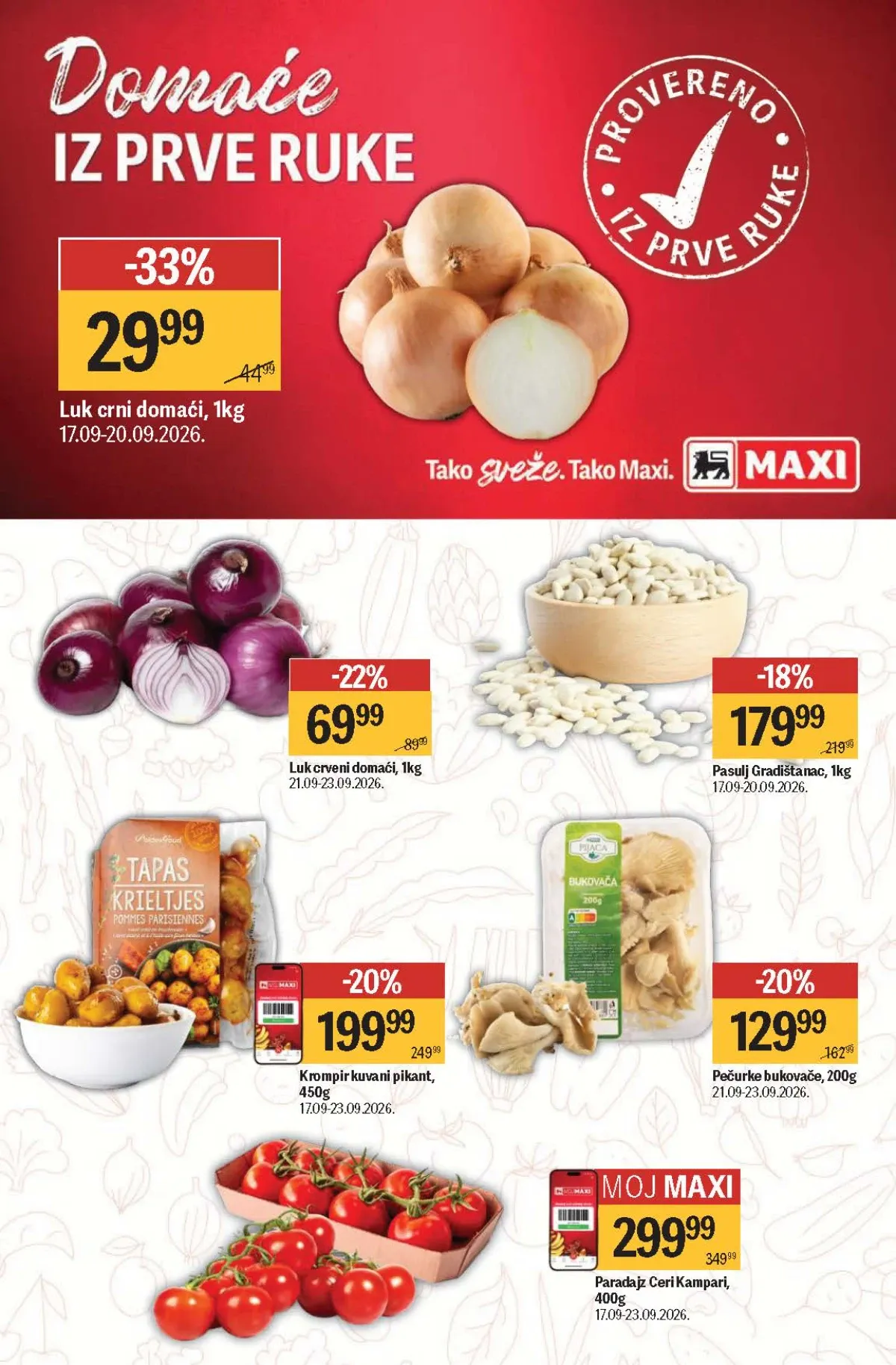 Maxi katalog akcija strana 4 – važi od 17.9. do 7.10.2026.