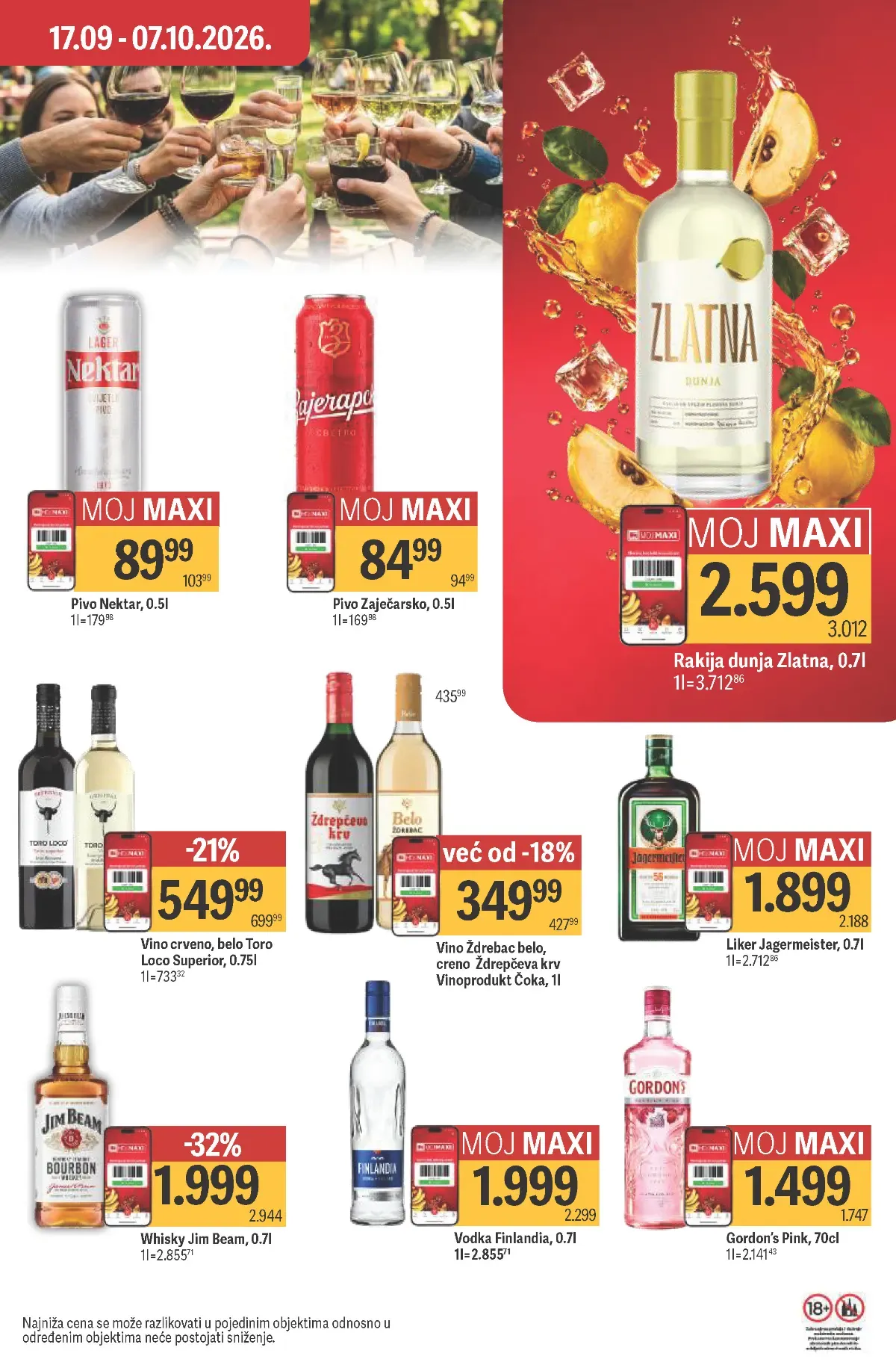 Maxi katalog akcija strana 44 – važi od 24.9. do 14.10.2026.