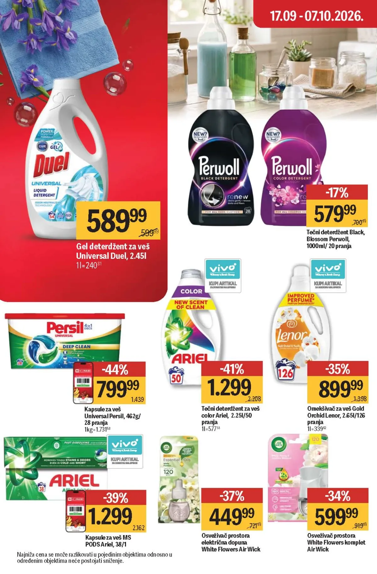 Maxi katalog akcija strana 50 – važi od 17.9. do 7.10.2026.