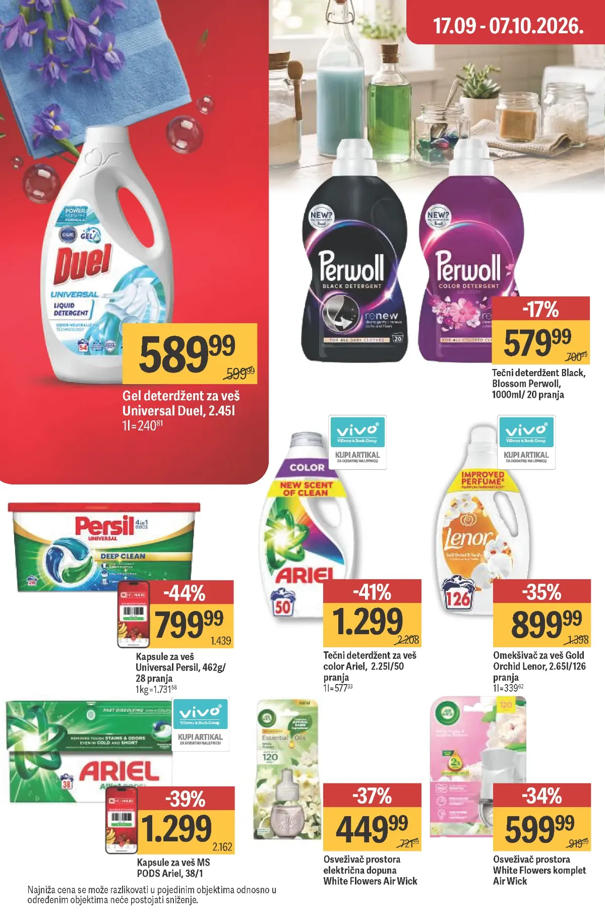 Maxi katalog akcija strana 50 – važi od 24.9. do 14.10.2026.