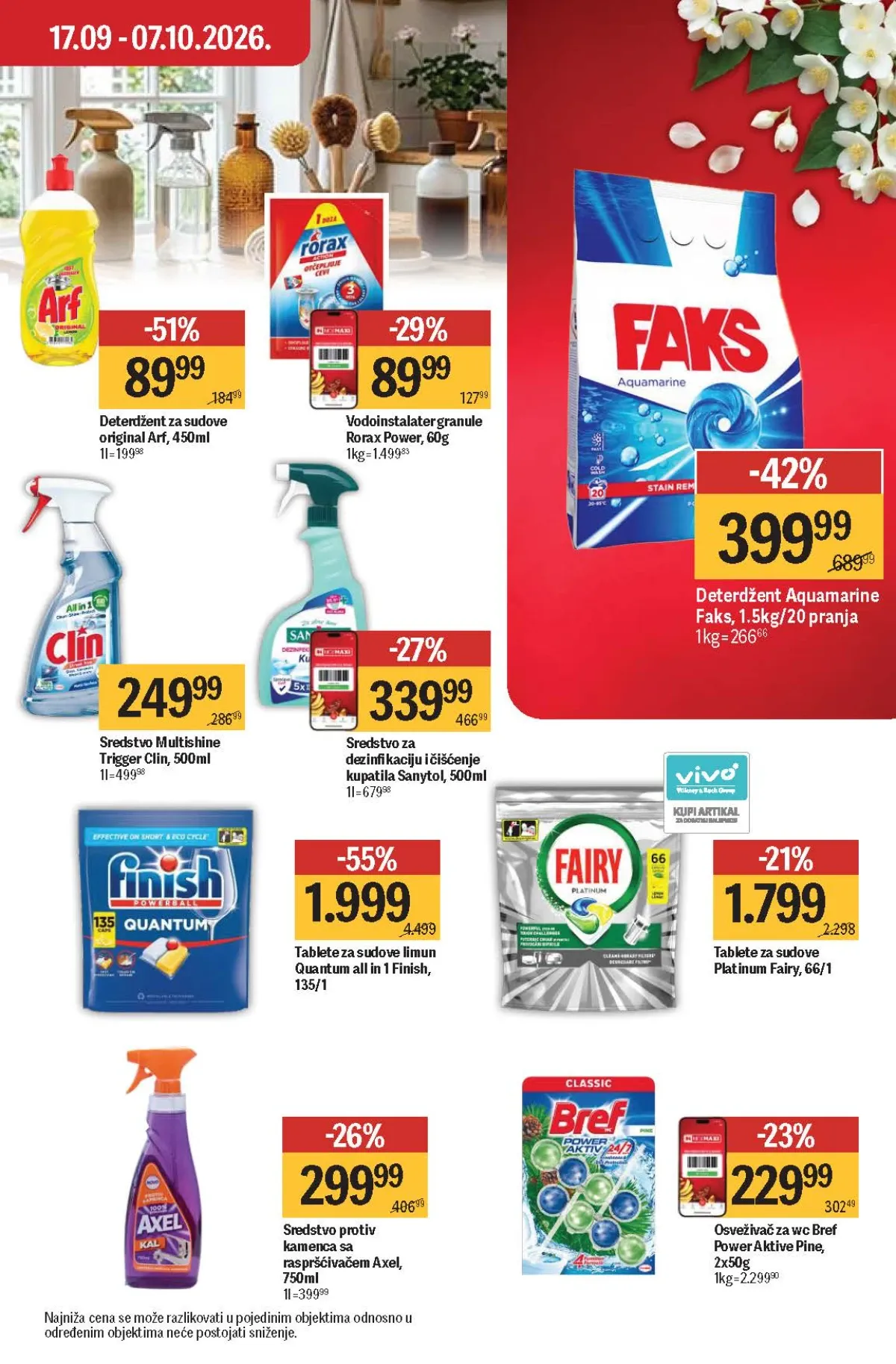 Maxi katalog akcija strana 51 – važi od 17.9. do 7.10.2026.