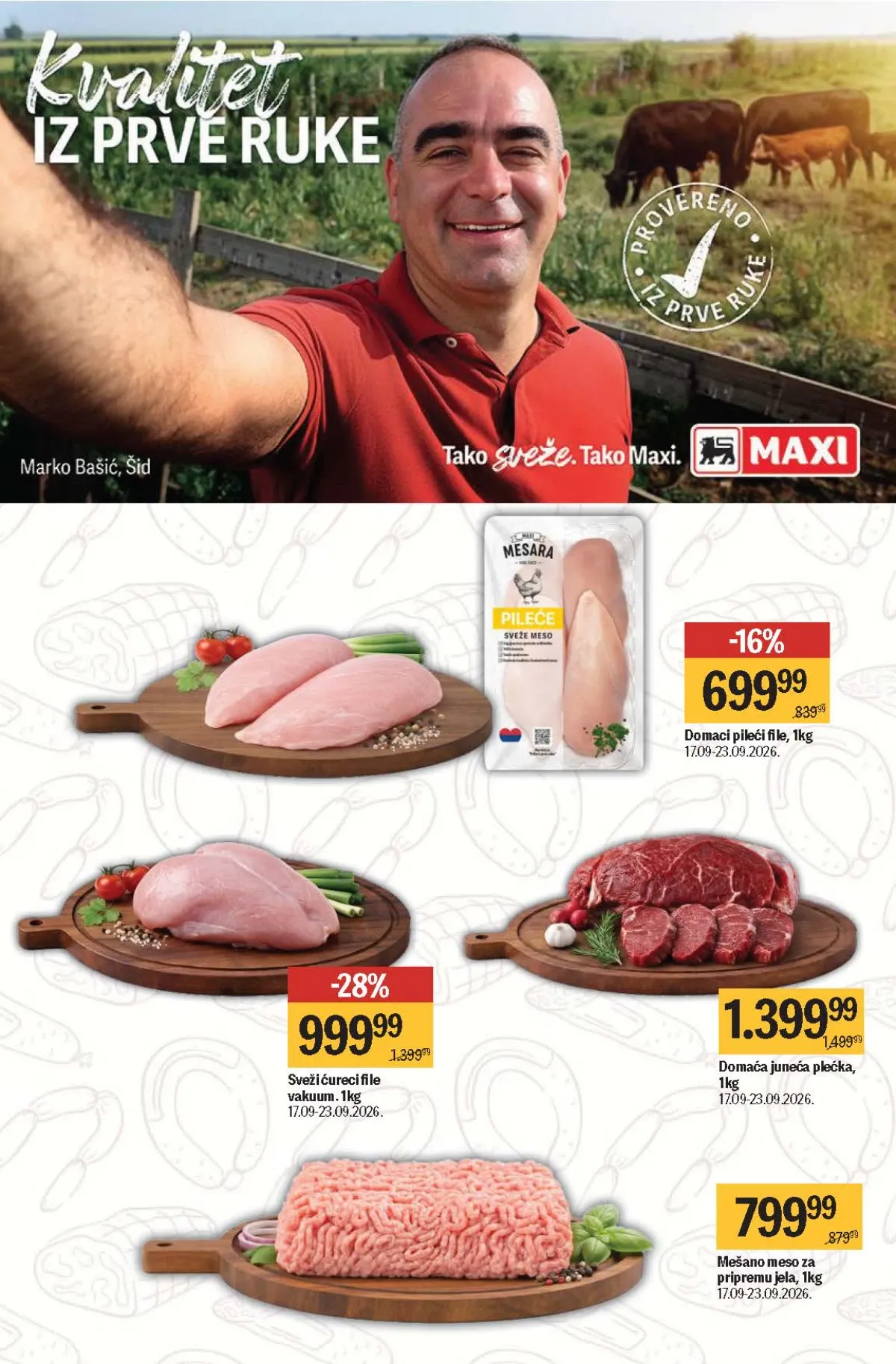 Maxi katalog akcija strana 7 – važi od 17.9. do 7.10.2026.