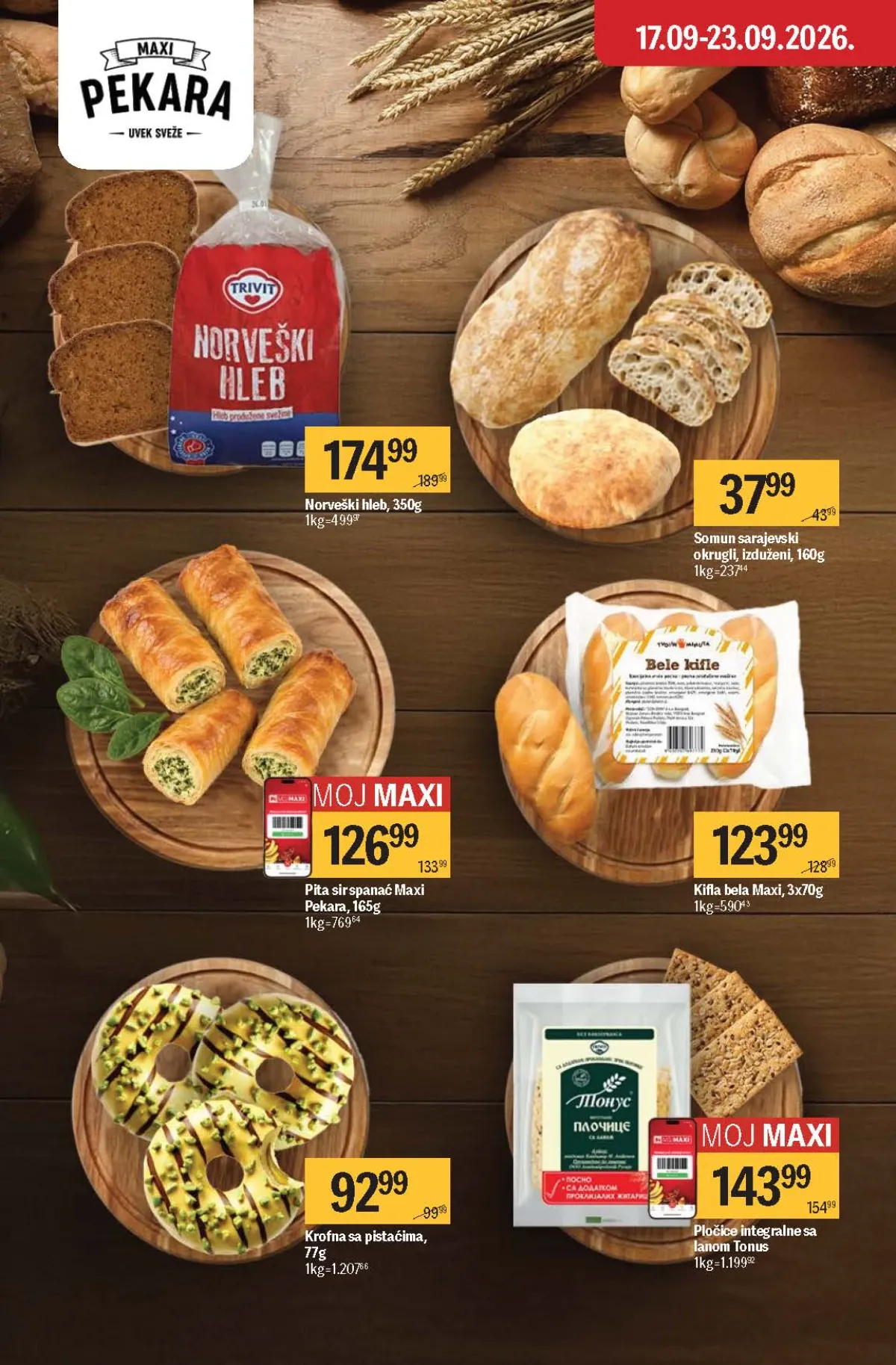 Maxi katalog akcija strana 9 – važi od 17.9. do 7.10.2026.