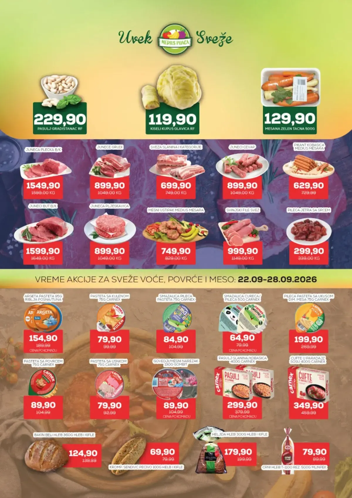 Medius katalog akcija strana 2 – važi od 22.9. do 4.10.2026.