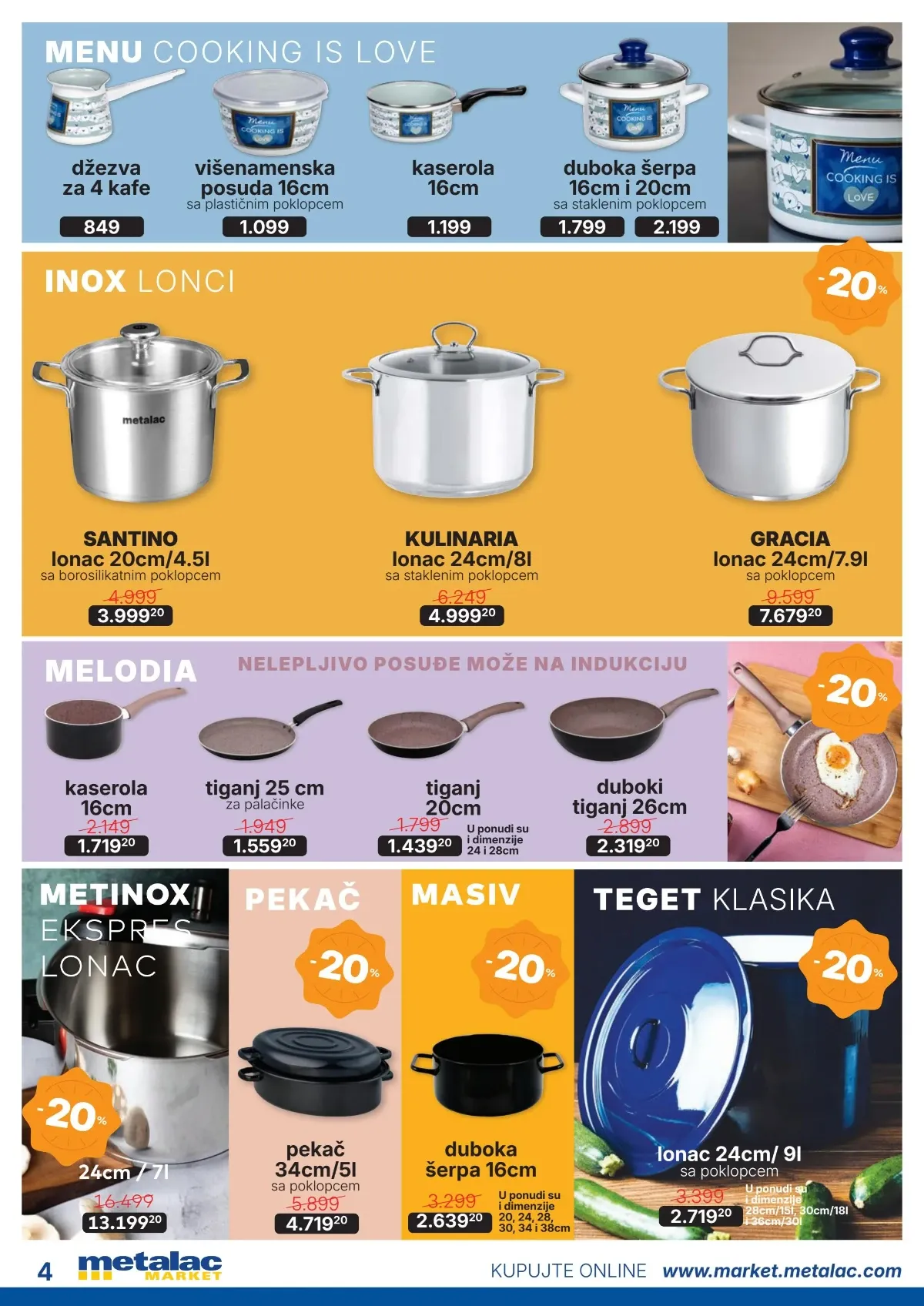 Metalac katalog akcija strana 4 – važi od 1.9. do 30.9.2026.