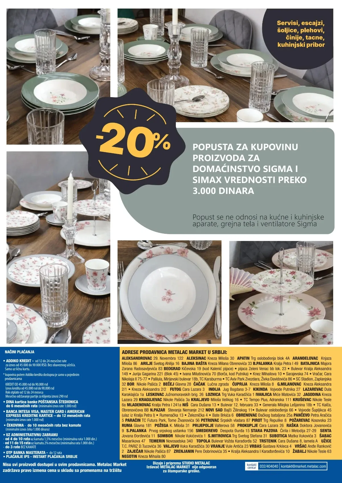 Metalac katalog akcija strana 9 – važi od 1.9. do 30.9.2026.