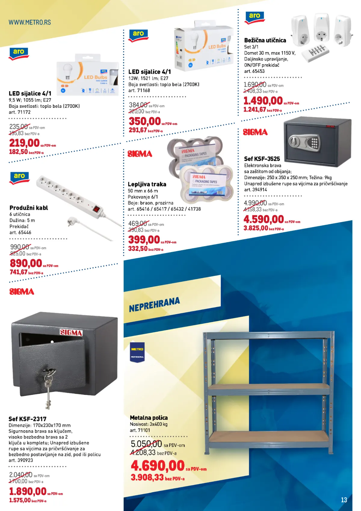 Metro katalog akcija strana 13 – važi od 1.10. do 14.10.2026.