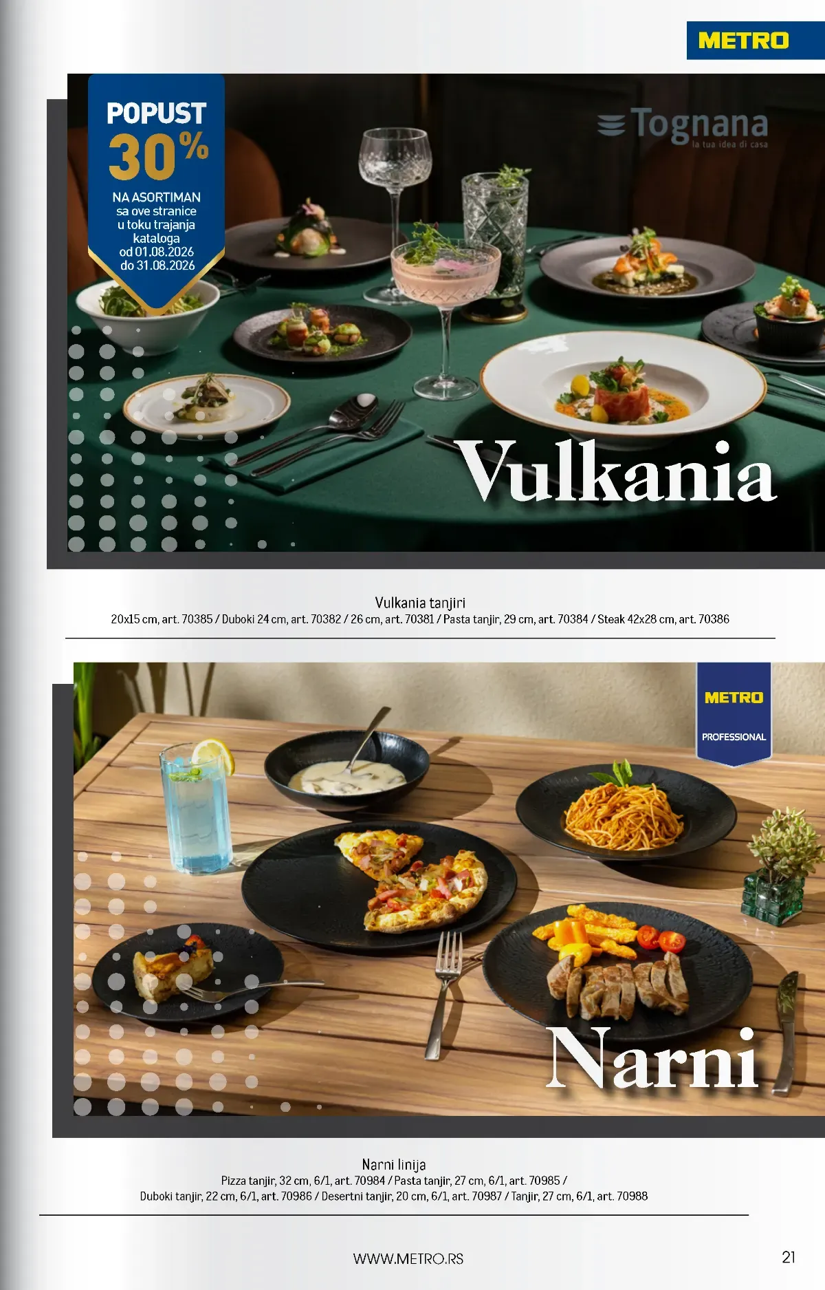 Metro katalog akcija strana 21 – važi od 1.10. do 31.10.2026.