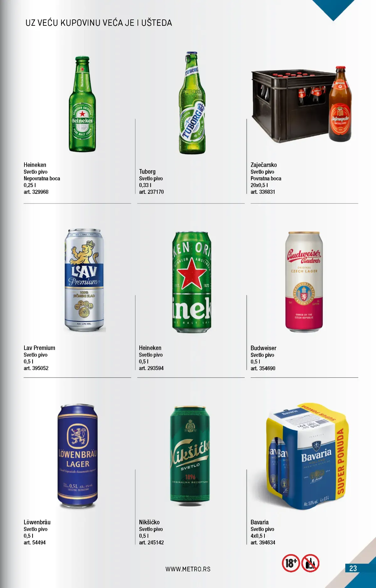 Metro katalog akcija strana 23 – važi od 1.10. do 31.10.2026.