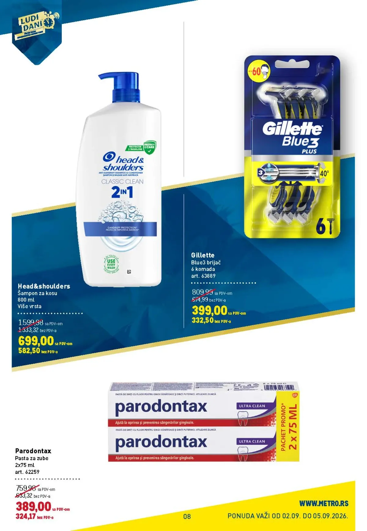 Metro katalog akcija strana 8 – važi od 2.9. do 5.9.2026.