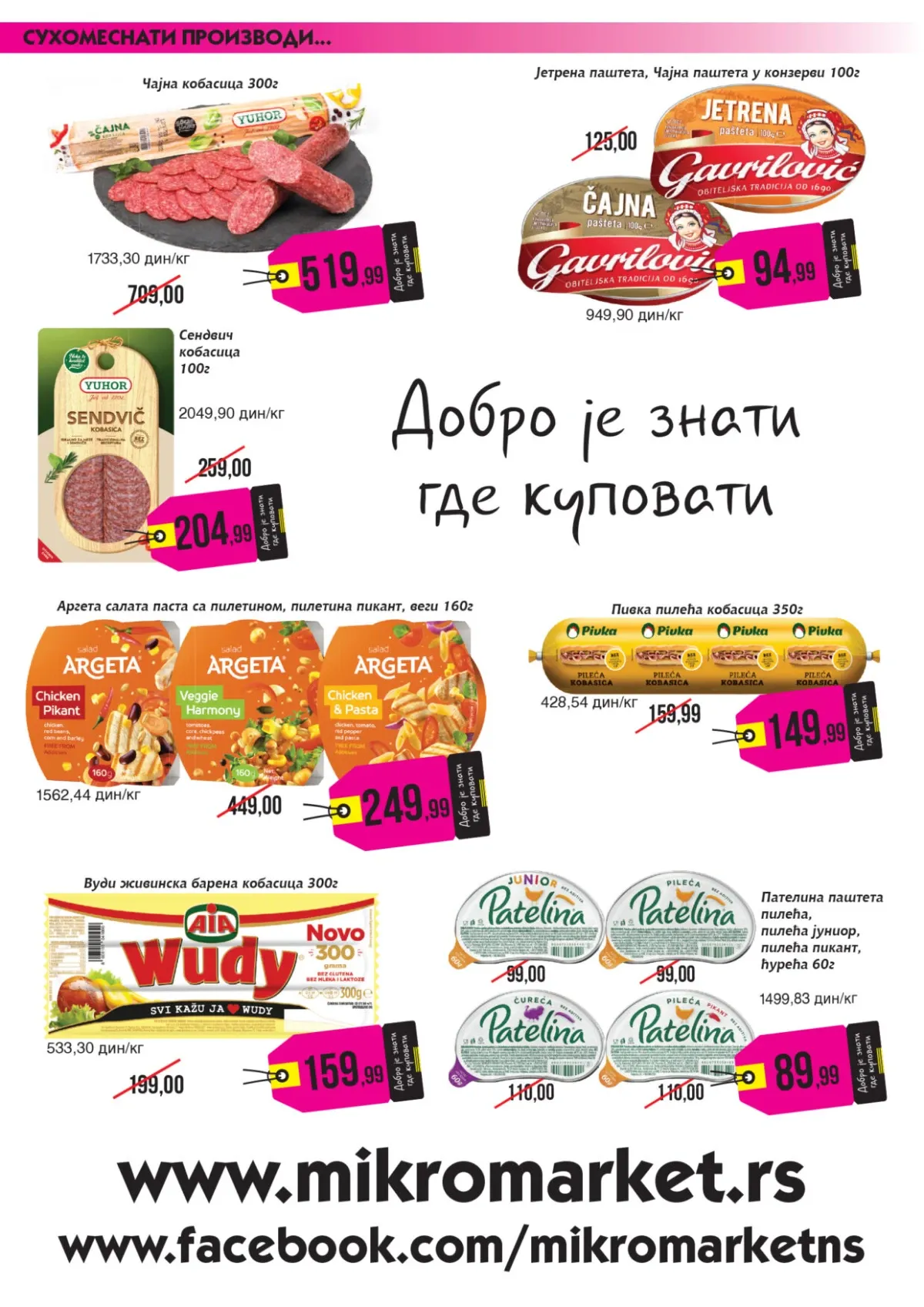Mikromarket katalog akcija strana 8 – važi od 16.9. do 30.9.2026.