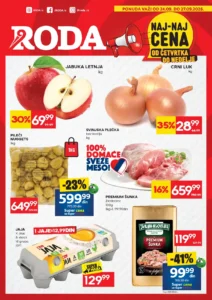 Roda katalog akcija strana 1 – važi od 24.9. do 27.9.2026.