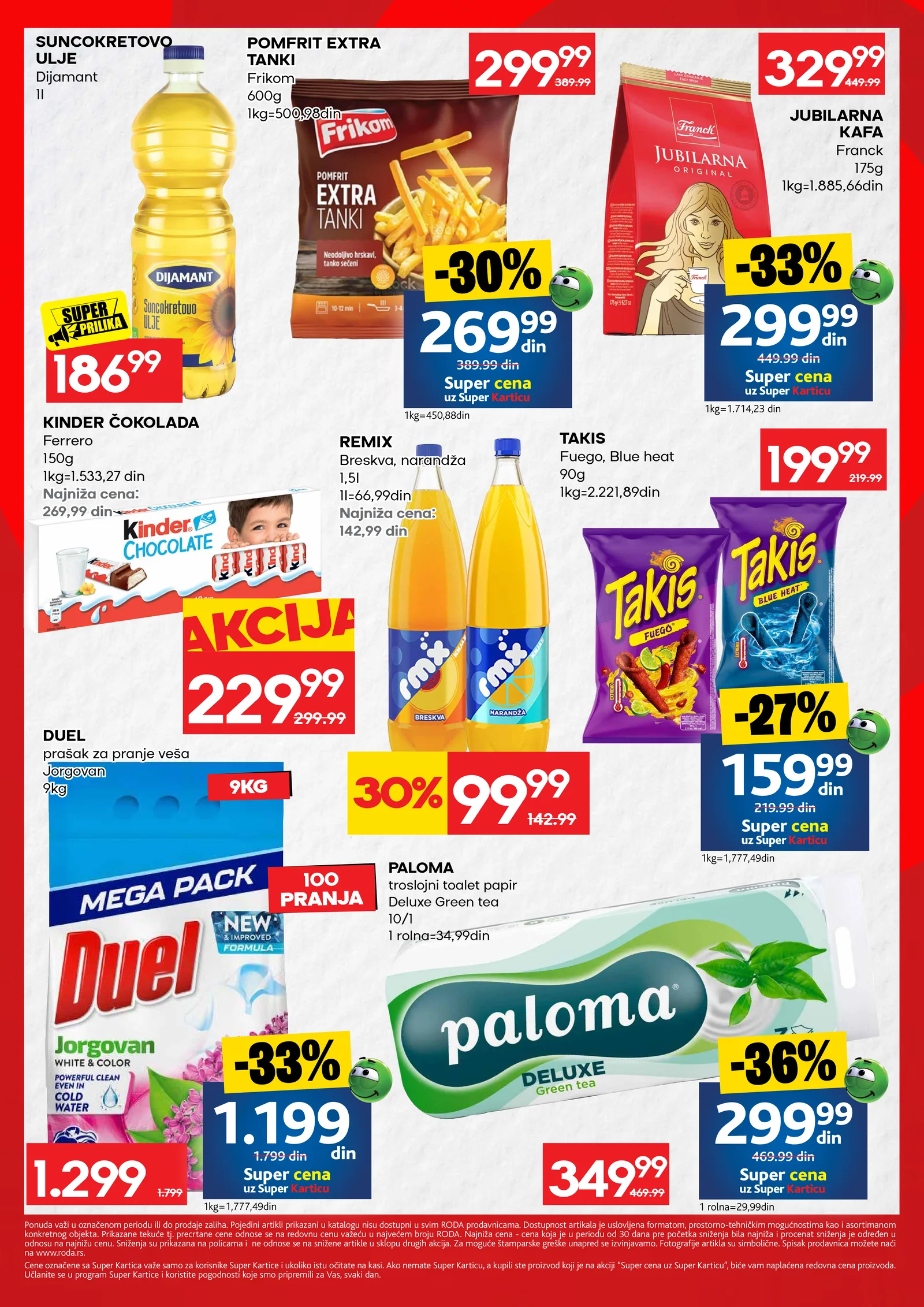Roda katalog akcija strana 2 – važi od 17.9. do 20.9.2026.