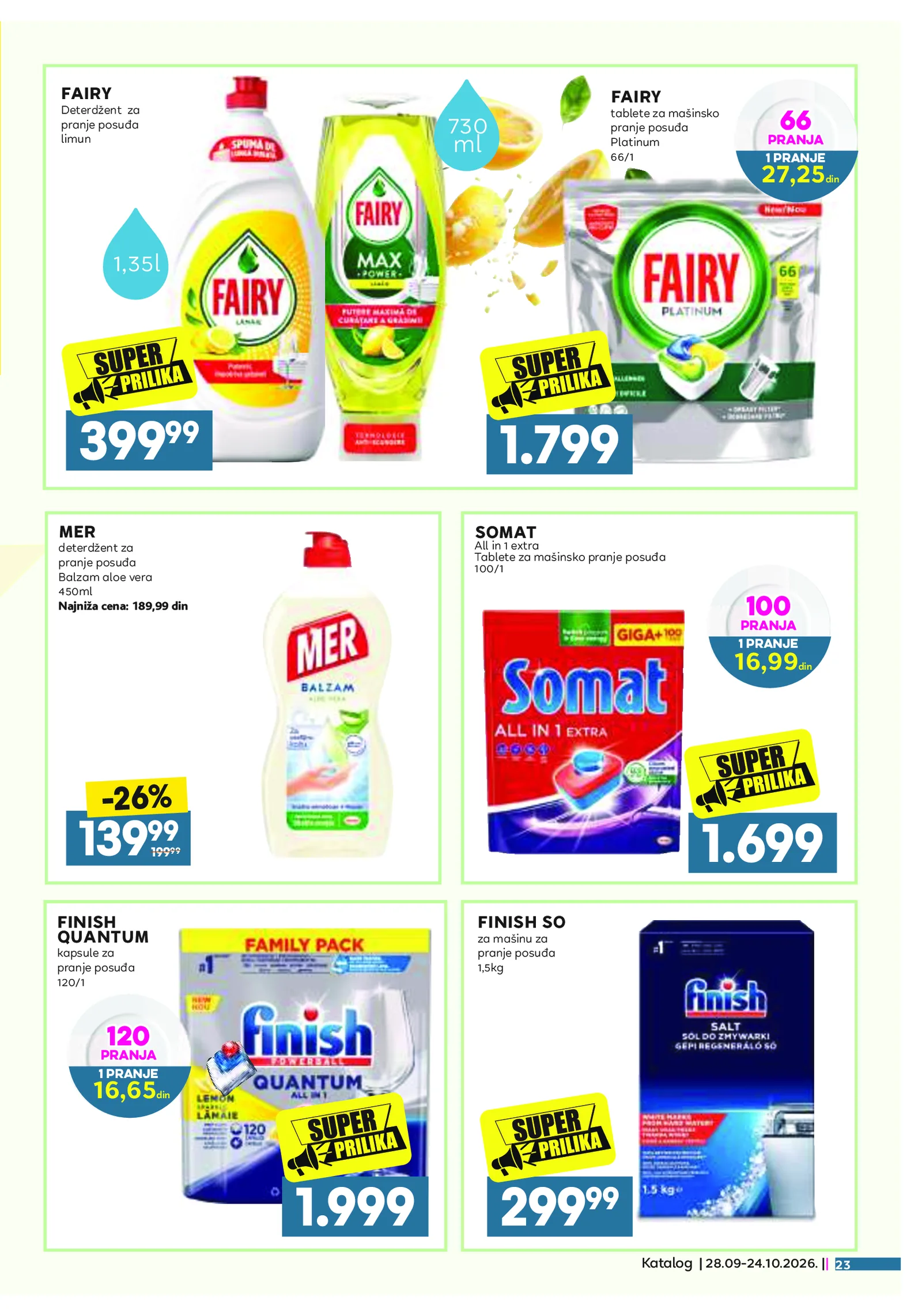 Roda katalog akcija strana 23 – važi od 28.9. do 24.10.2026.