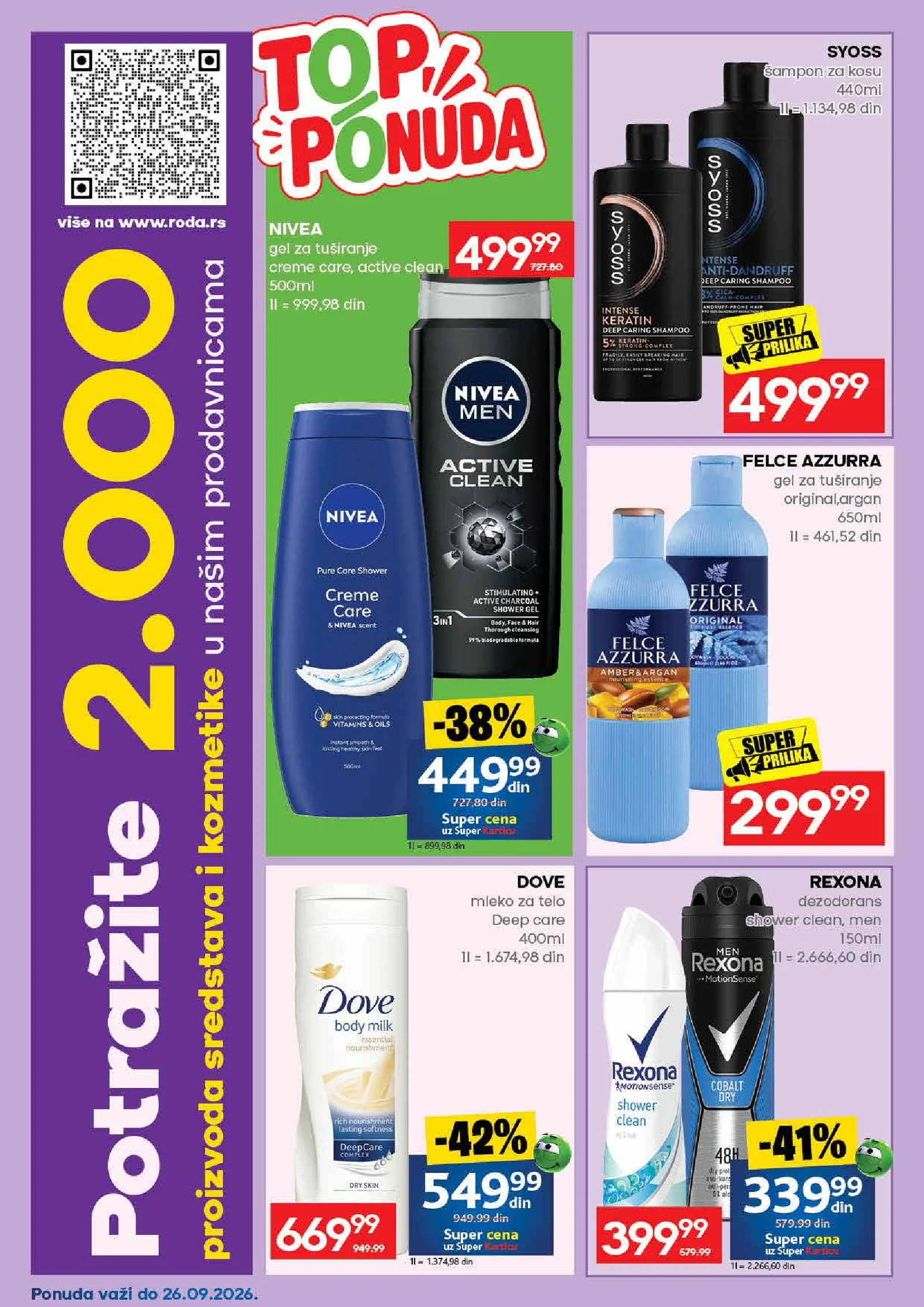 Roda katalog akcija strana 46 – važi od 14.9. do 27.9.2026.