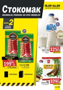 Stokomak katalog akcija strana 1 – važi od 18.9. do 24.9.2026.