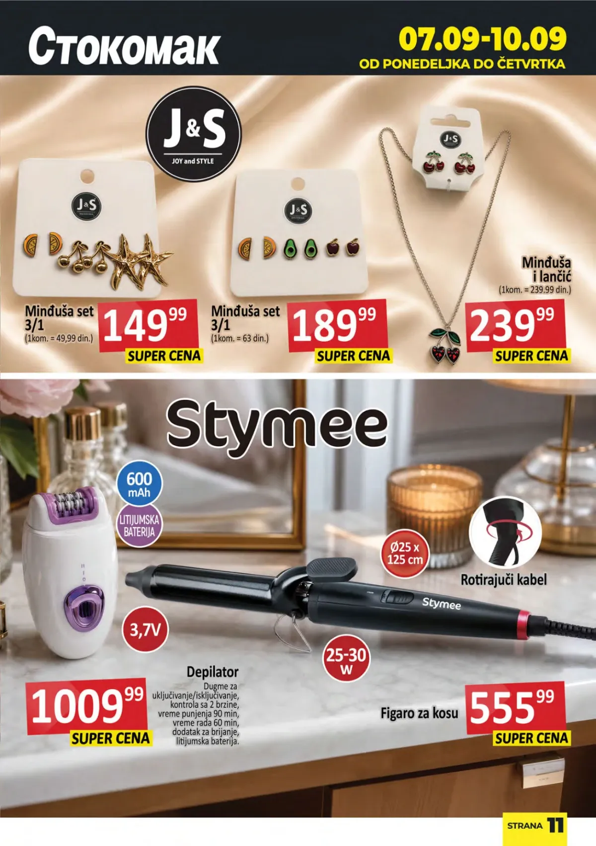 Stokomak katalog akcija strana 11 – važi od 4.9. do 10.9.2026.