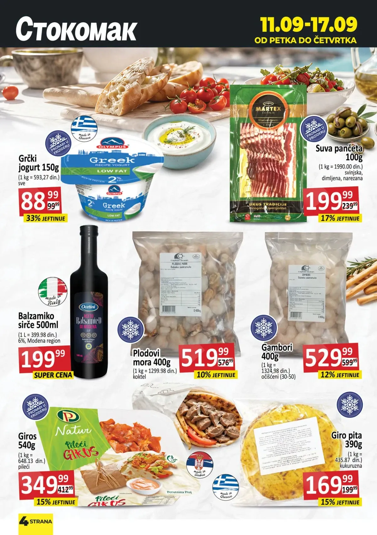 Stokomak katalog akcija strana 5 – važi od 11.9. do 17.9.2026.