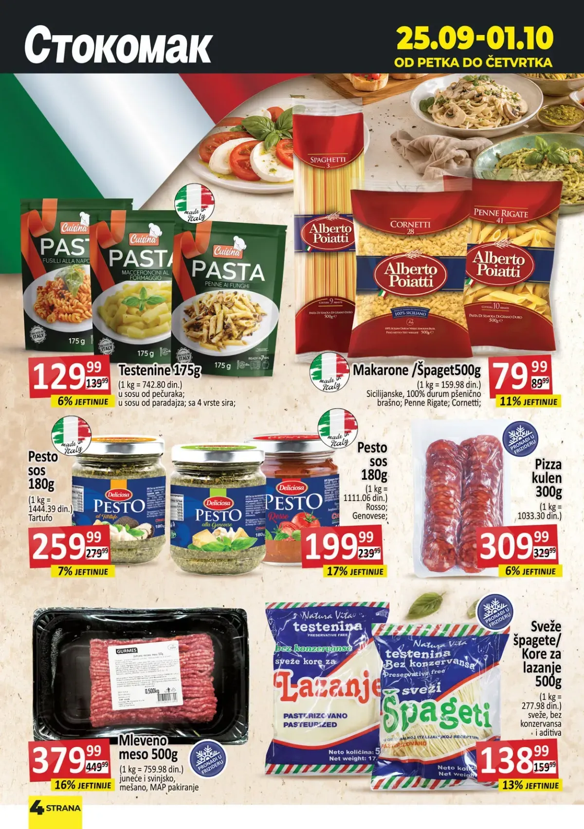 Stokomak katalog akcija strana 5 – važi od 25.9. do 1.10.2026.