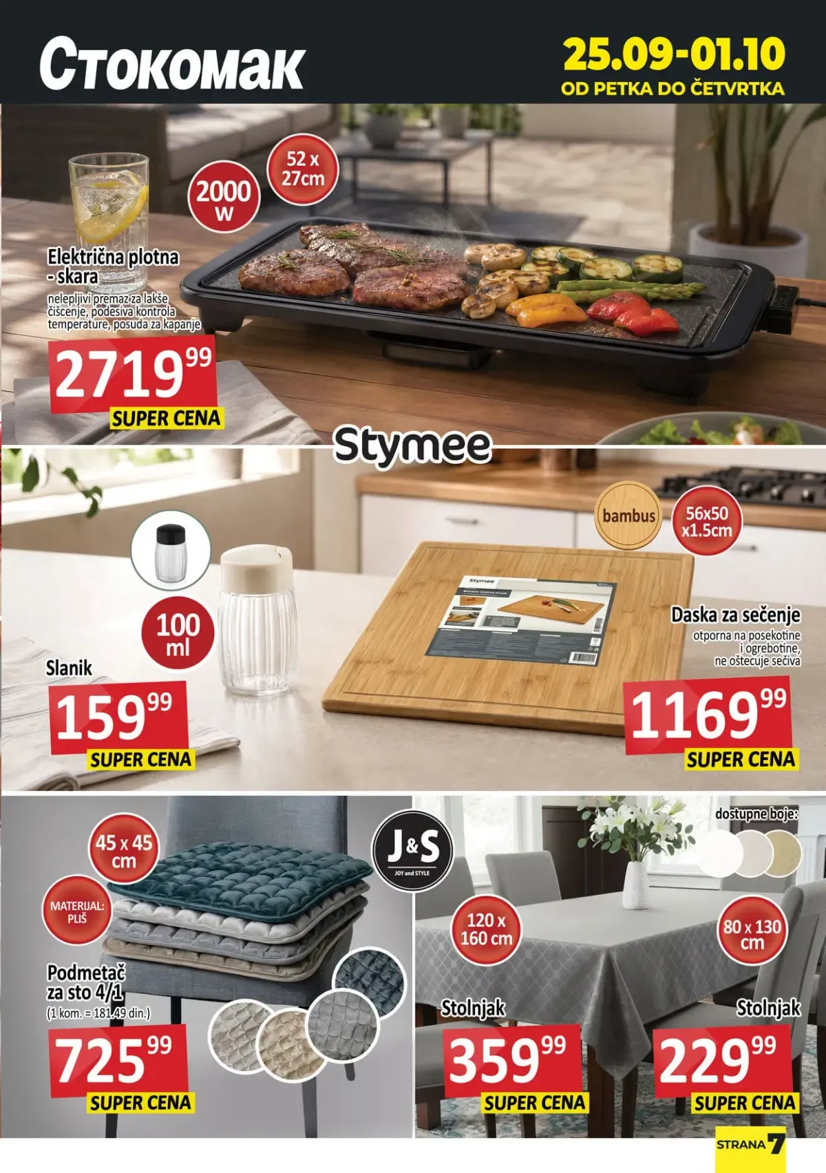 Stokomak katalog akcija strana 8 – važi od 25.9. do 1.10.2026.