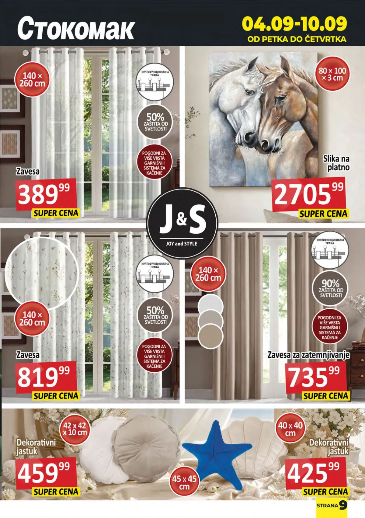 Stokomak katalog akcija strana 9 – važi od 4.9. do 10.9.2026.