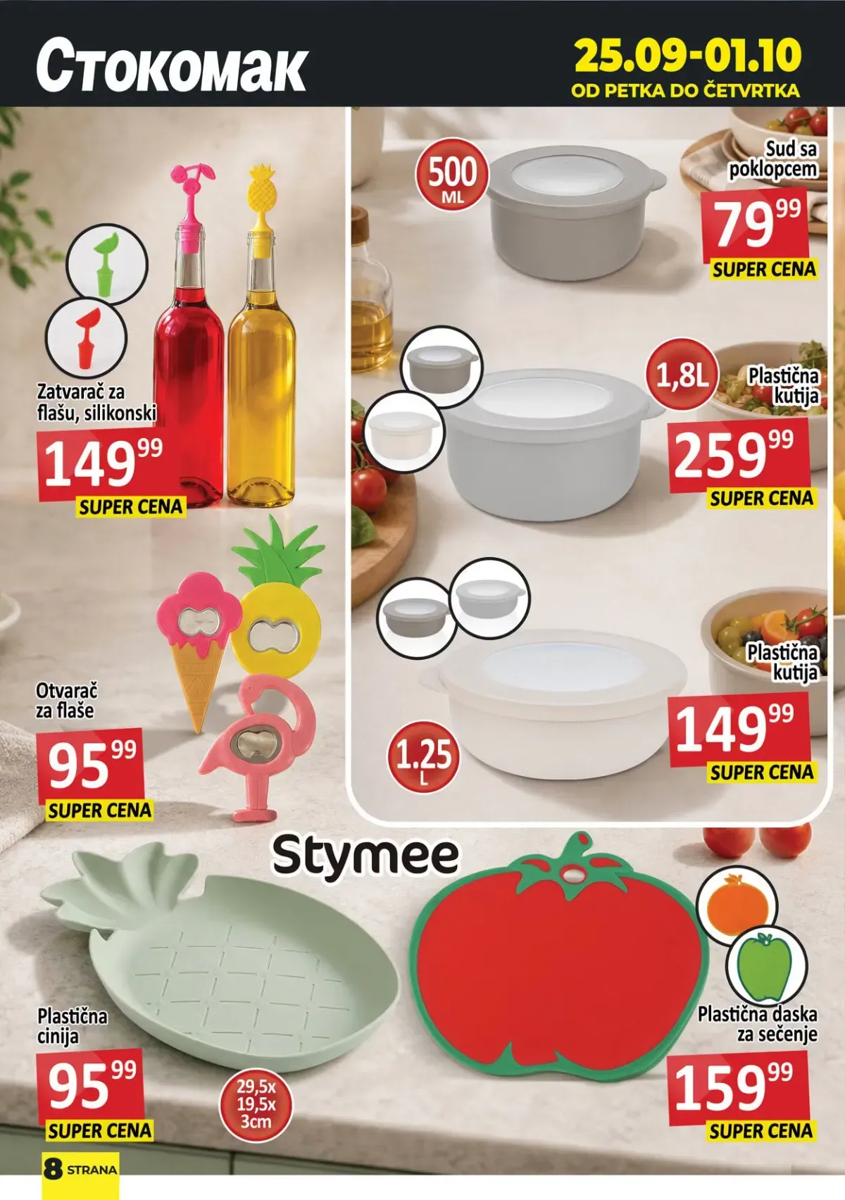 Stokomak katalog akcija strana 9 – važi od 25.9. do 1.10.2026.