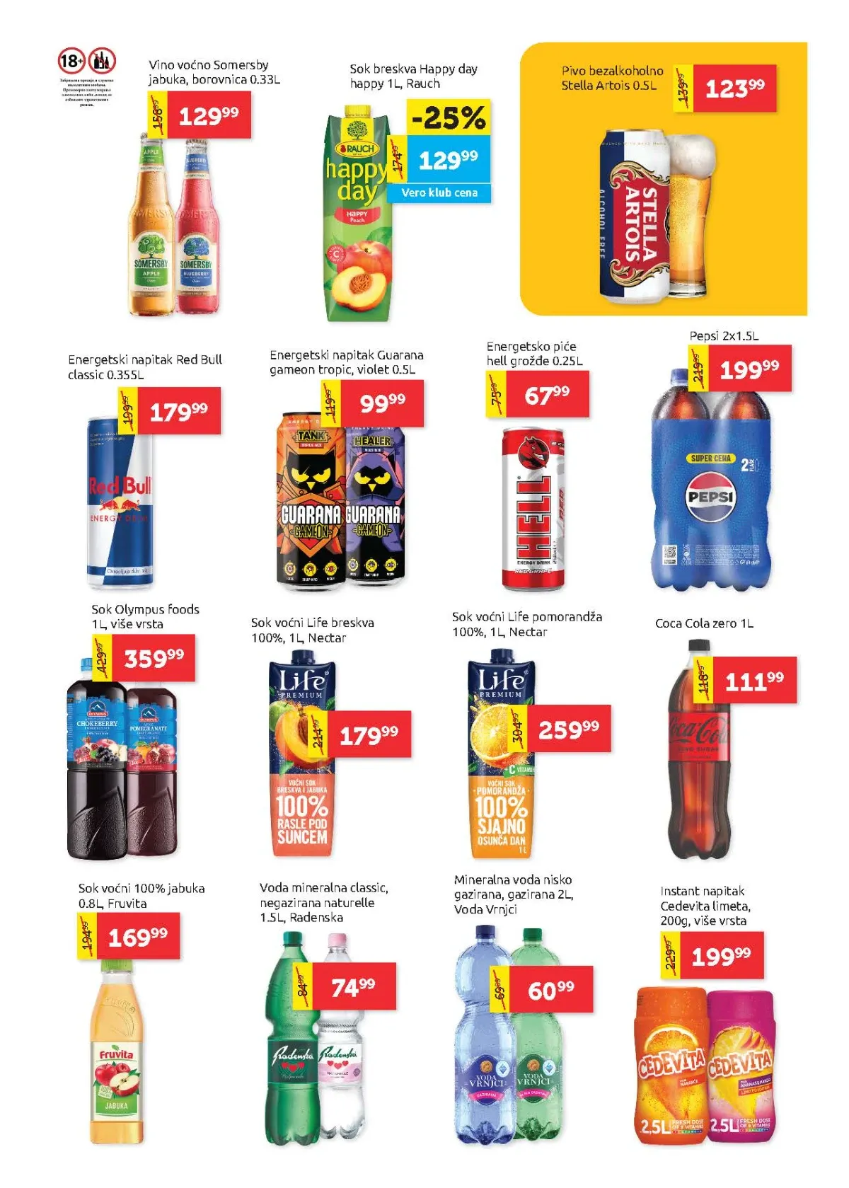 Super Vero katalog akcija strana 19 – važi od 17.9. do 30.9.2026.