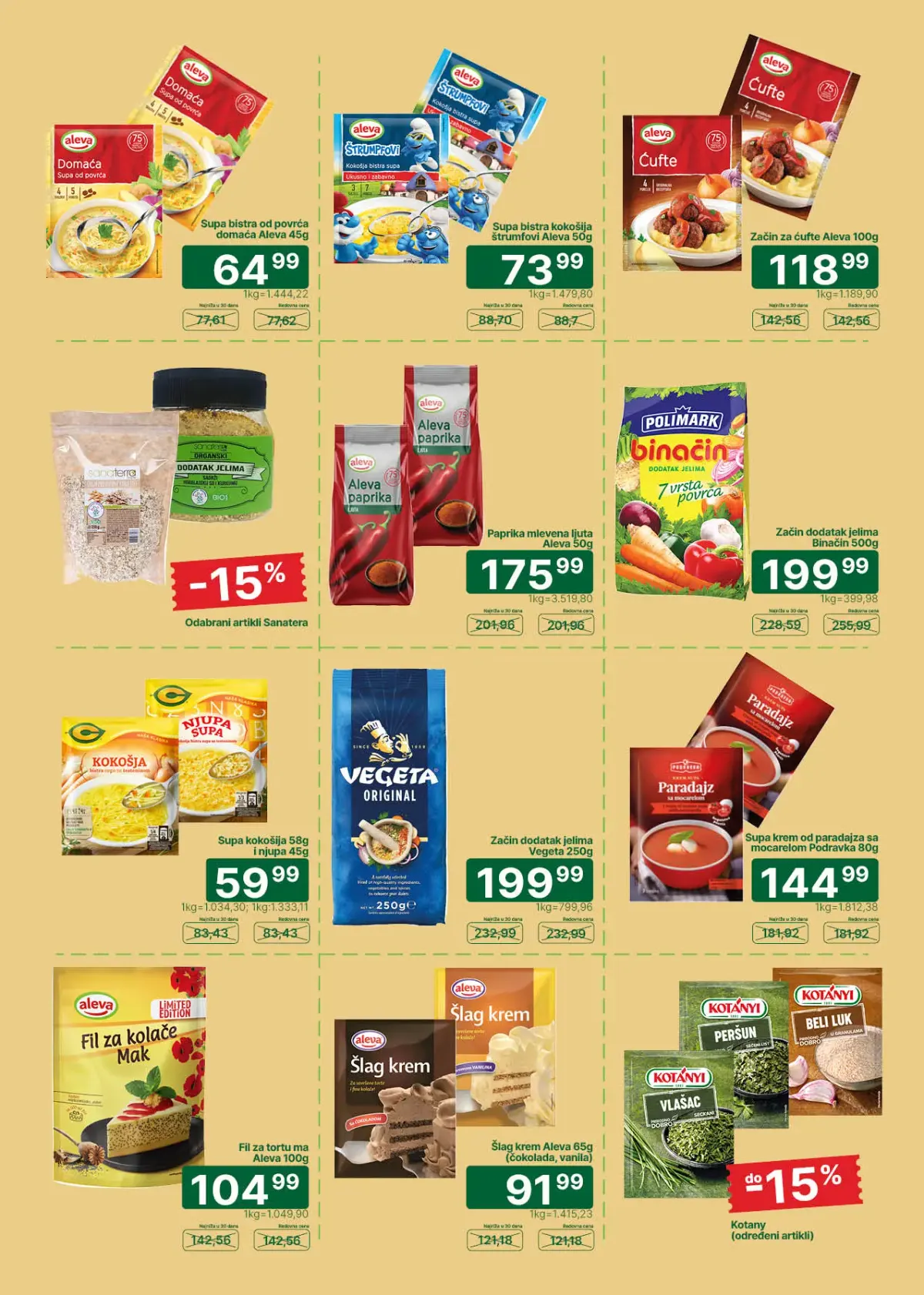 Univerexport katalog akcija strana 12 – važi od 1.10. do 15.10.2026.