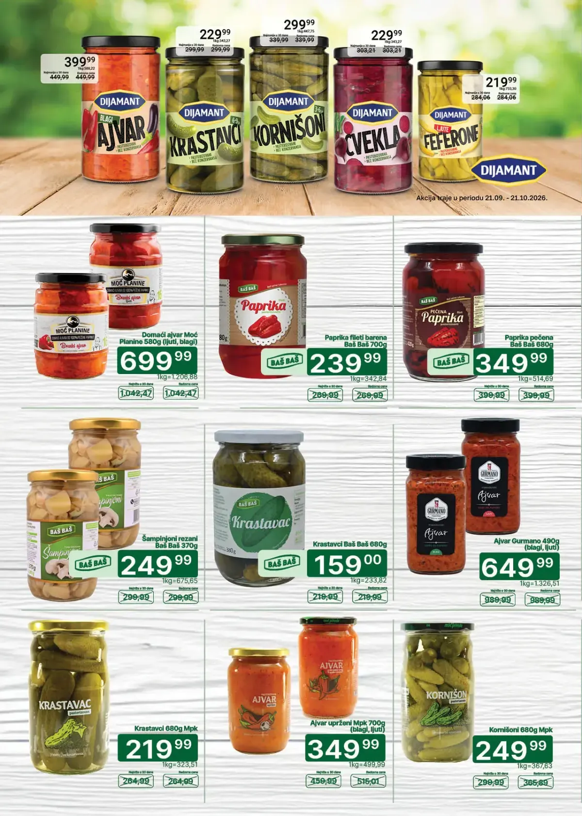 Univerexport katalog akcija strana 2 – važi od 21.9. do 21.10.2026.