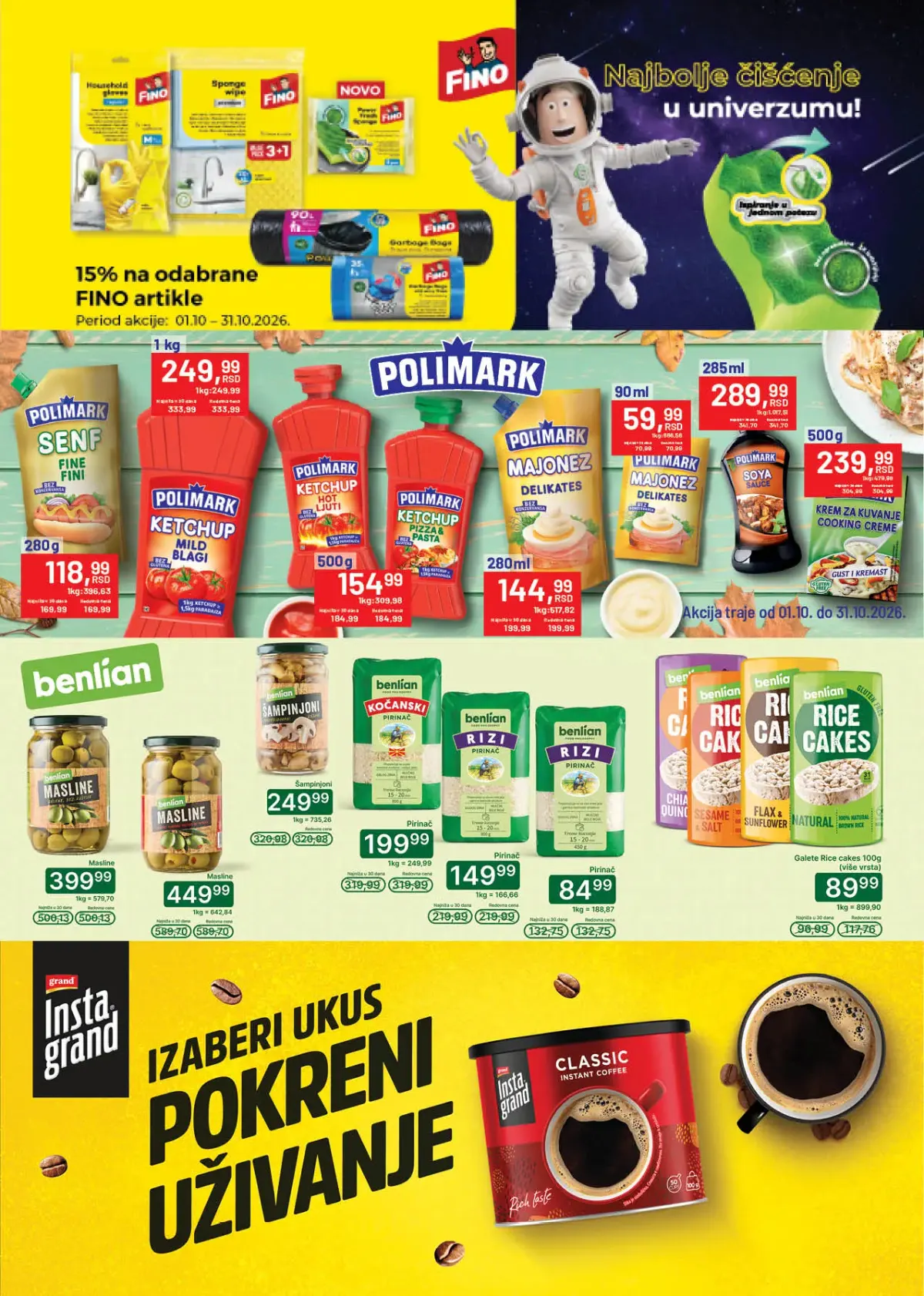 Univerexport katalog akcija strana 21 – važi od 1.10. do 15.10.2026.