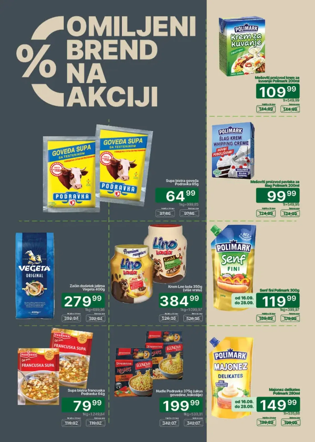 Univerexport katalog akcija strana 24 – važi od 16.9. do 30.9.2026.
