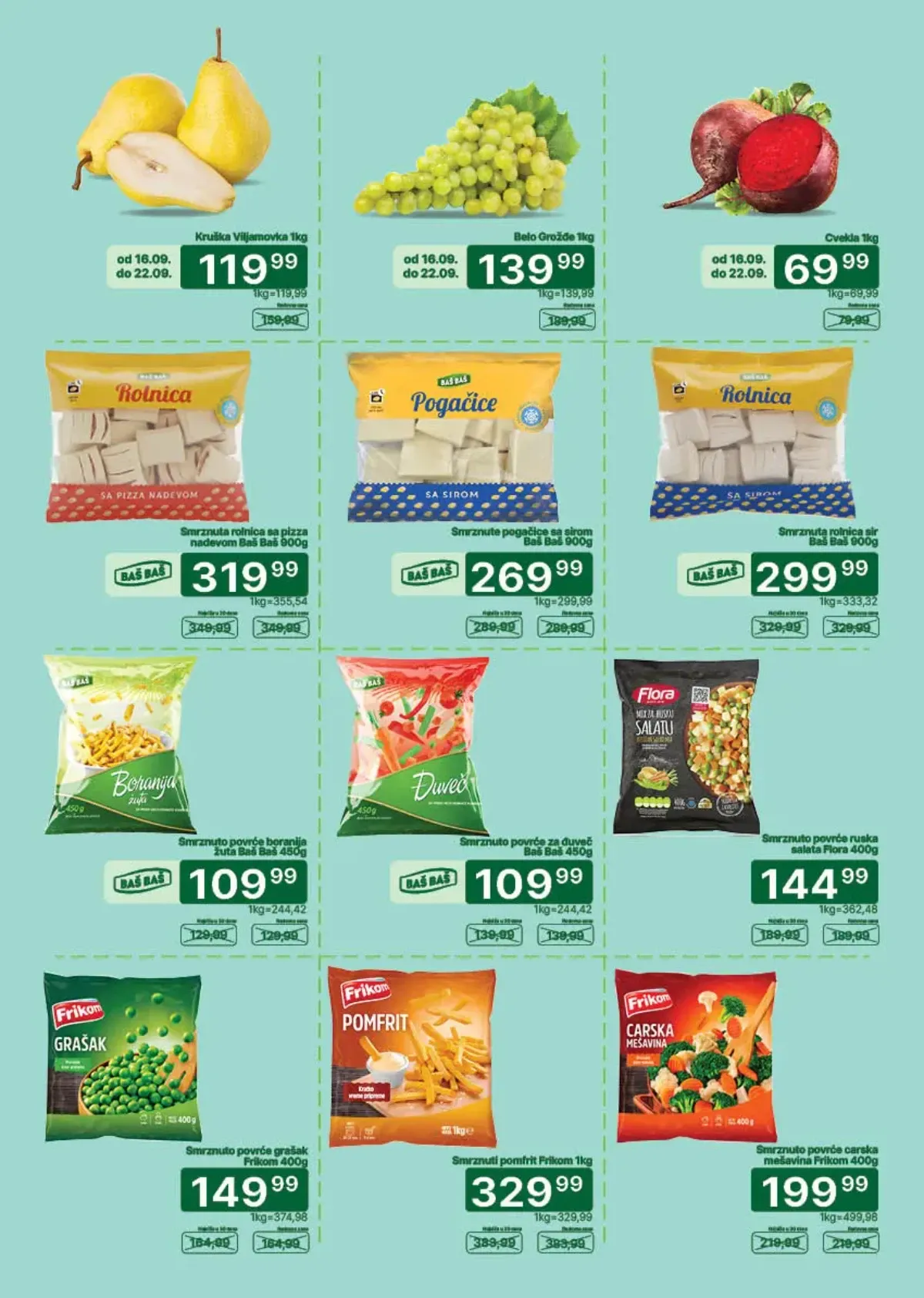 Univerexport katalog akcija strana 3 – važi od 16.9. do 30.9.2026.