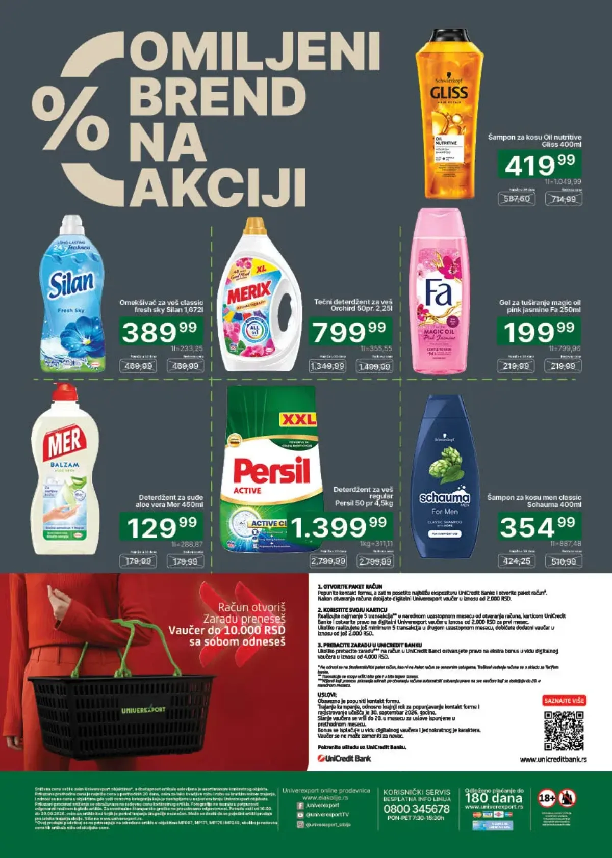 Univerexport katalog akcija strana 32 – važi od 16.9. do 30.9.2026.