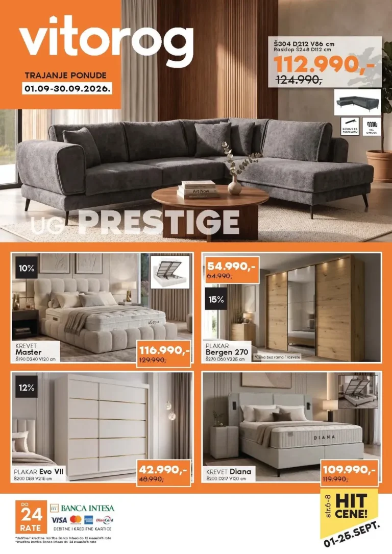 Vitorog katalog akcija strana 1 – važi od 1.9. do 30.9.2026.