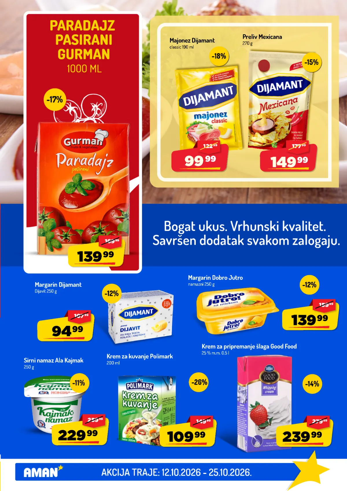 Aman katalog akcija strana 11 – važi od 12.10. do 25.10.2026.