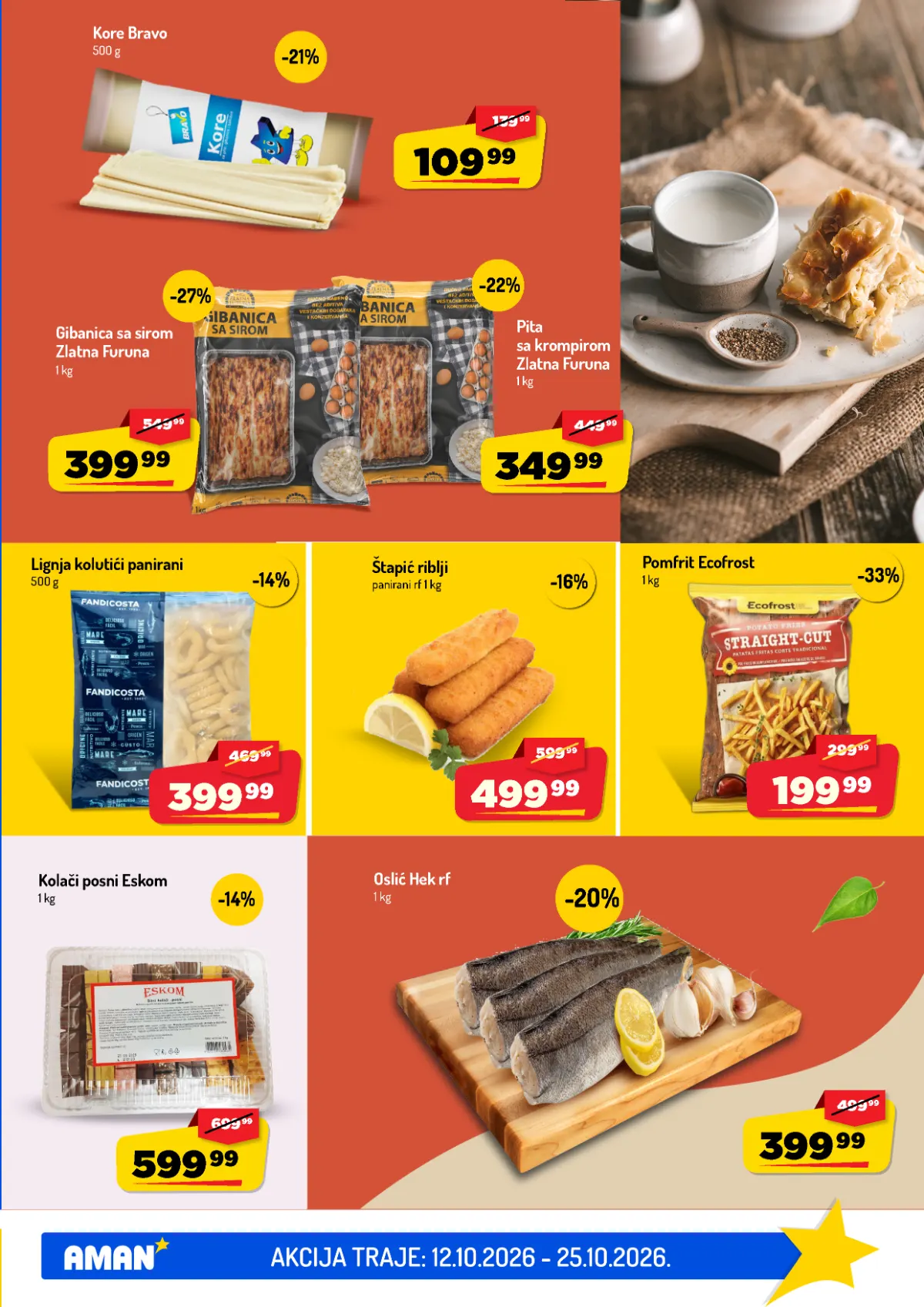 Aman katalog akcija strana 15 – važi od 12.10. do 25.10.2026.