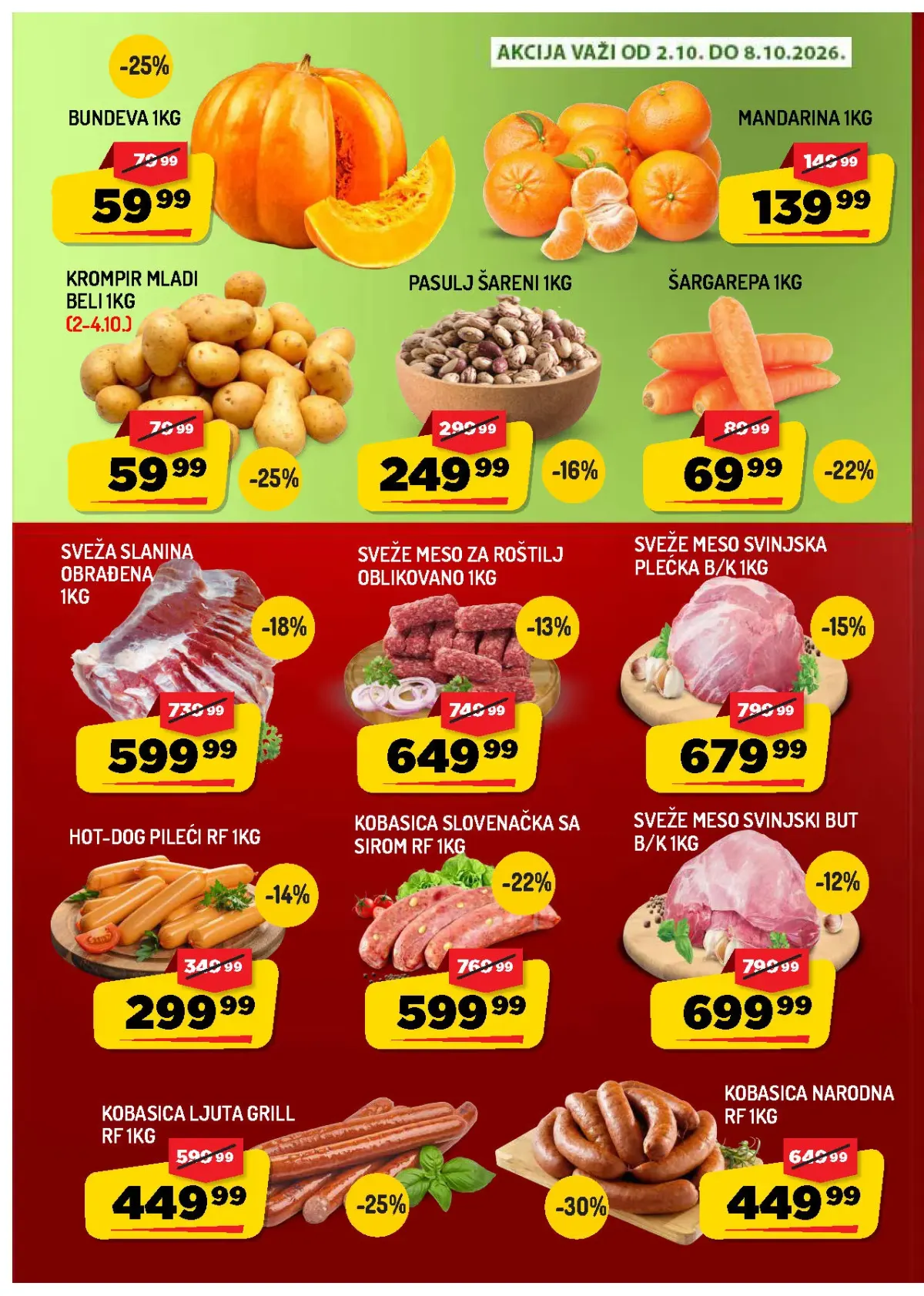 Aman katalog akcija strana 2 – važi od 24.9. do 14.10.2026.