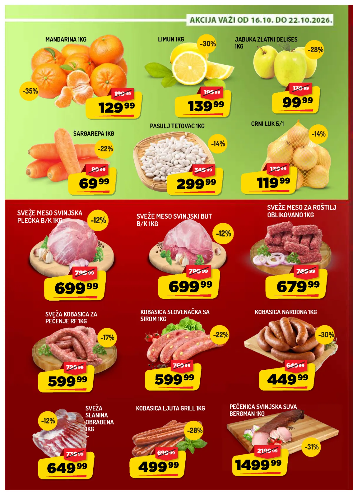 Aman katalog akcija strana 2 – važi od 16.10. do 22.10.2026.