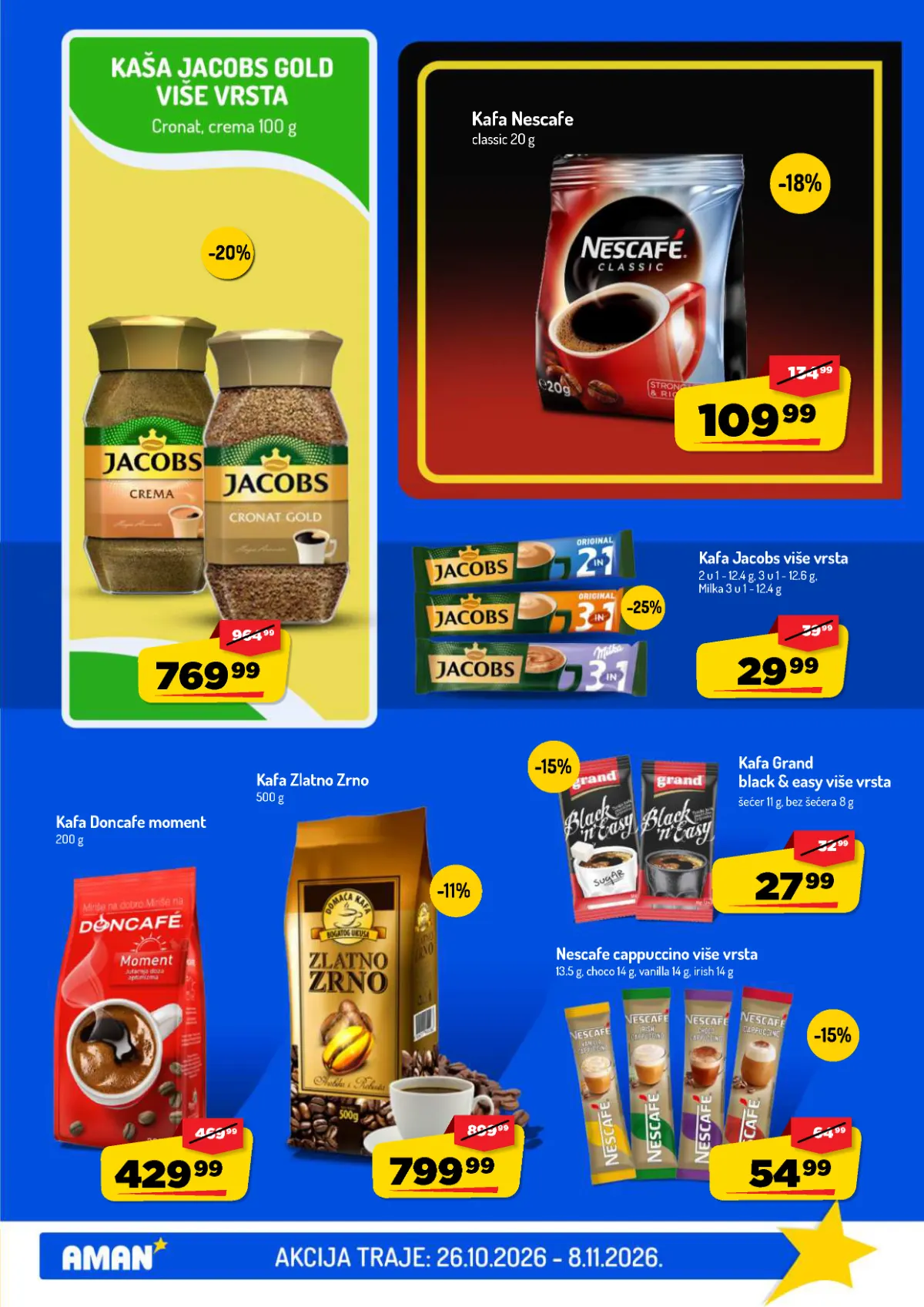 Aman katalog akcija strana 23 – važi od 26.10. do 8.11.2026.