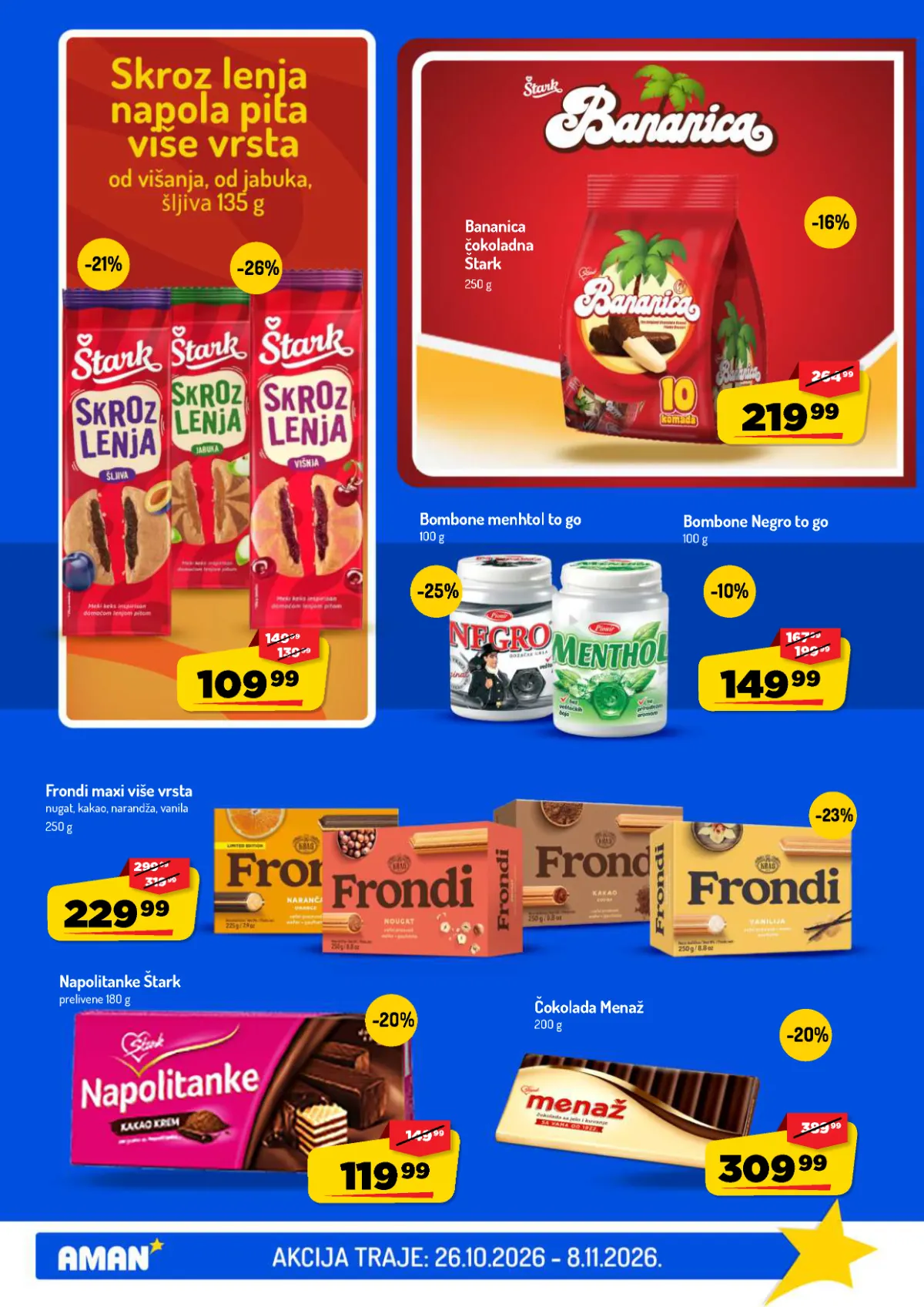 Aman katalog akcija strana 29 – važi od 26.10. do 8.11.2026.