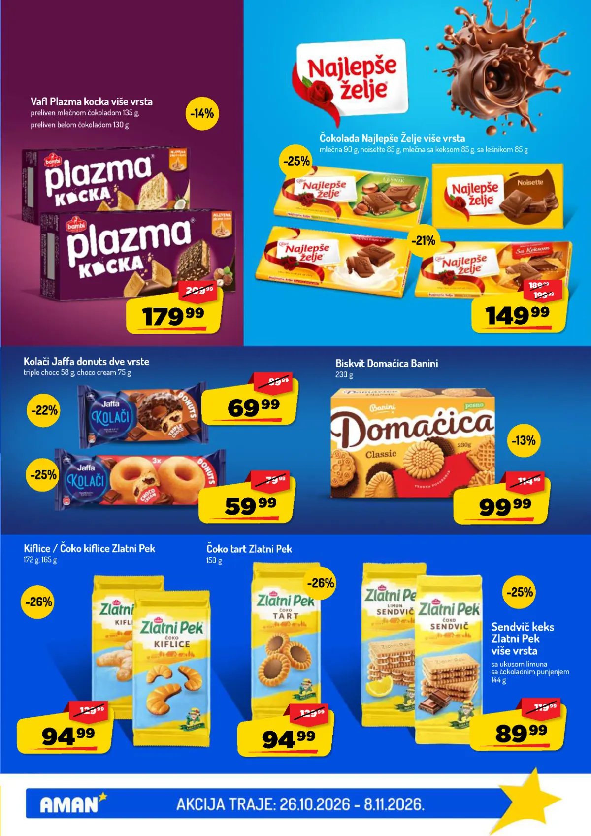 Aman katalog akcija strana 31 – važi od 26.10. do 8.11.2026.